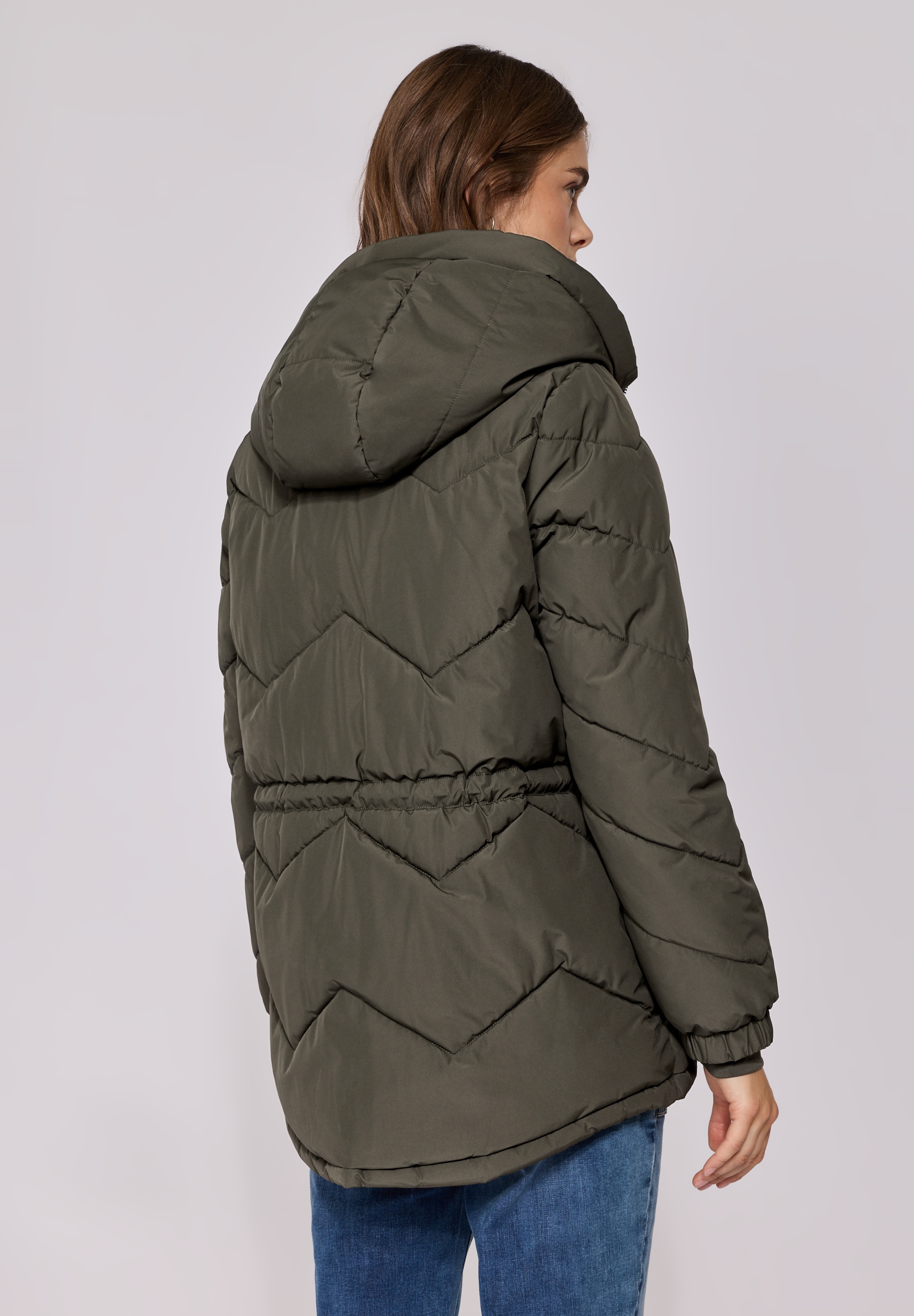 STREET ONE STUDIO Steppjacke, mit Kapuze, mit Kapuze