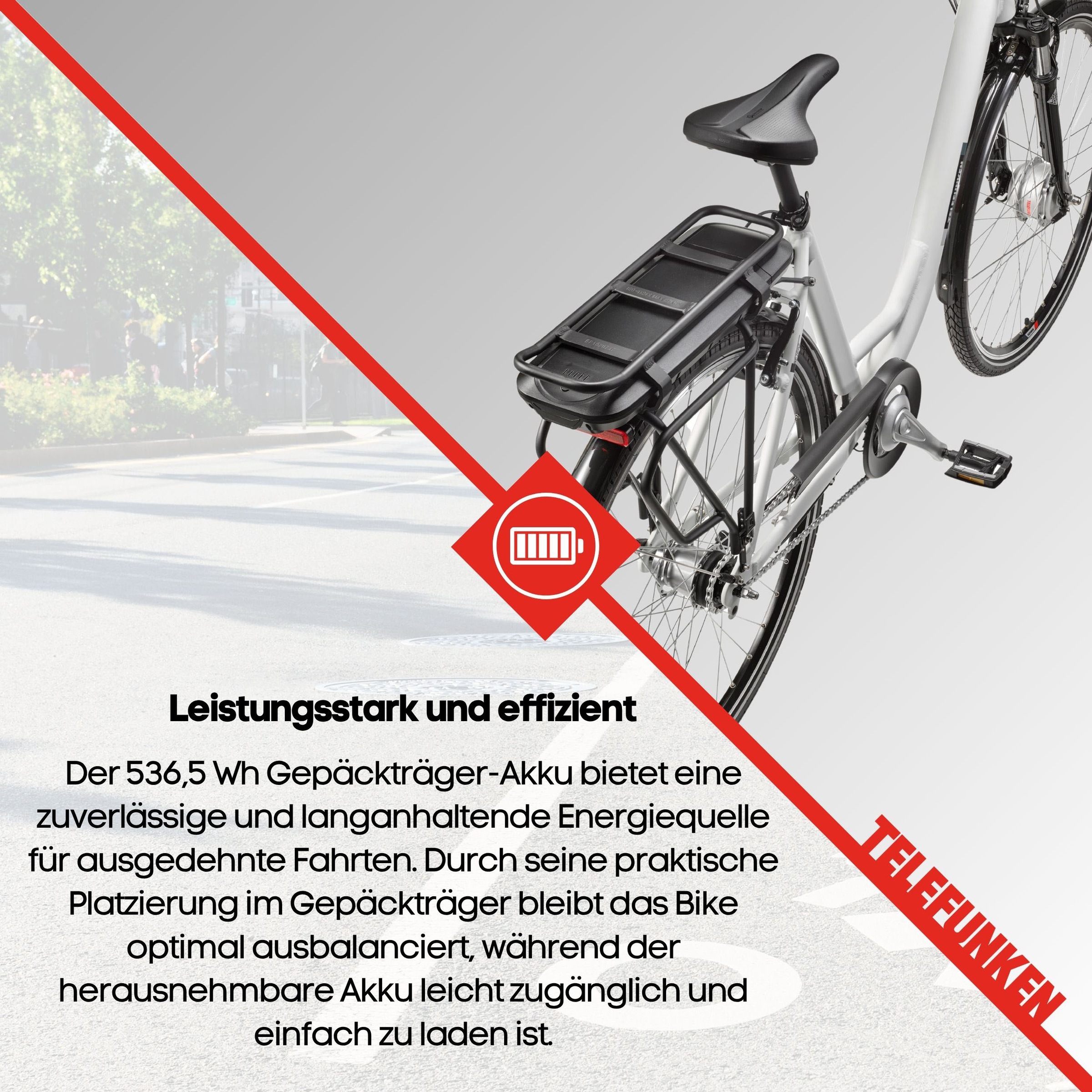 Telefunken E-Bike »Multitalent RC667«, 7 Gang, Shimano, Nexus, Frontmotor 250 W, Pedelec, Elektrofahrrad, Damen, Herren, innerhalb StVZO, 28 Zoll