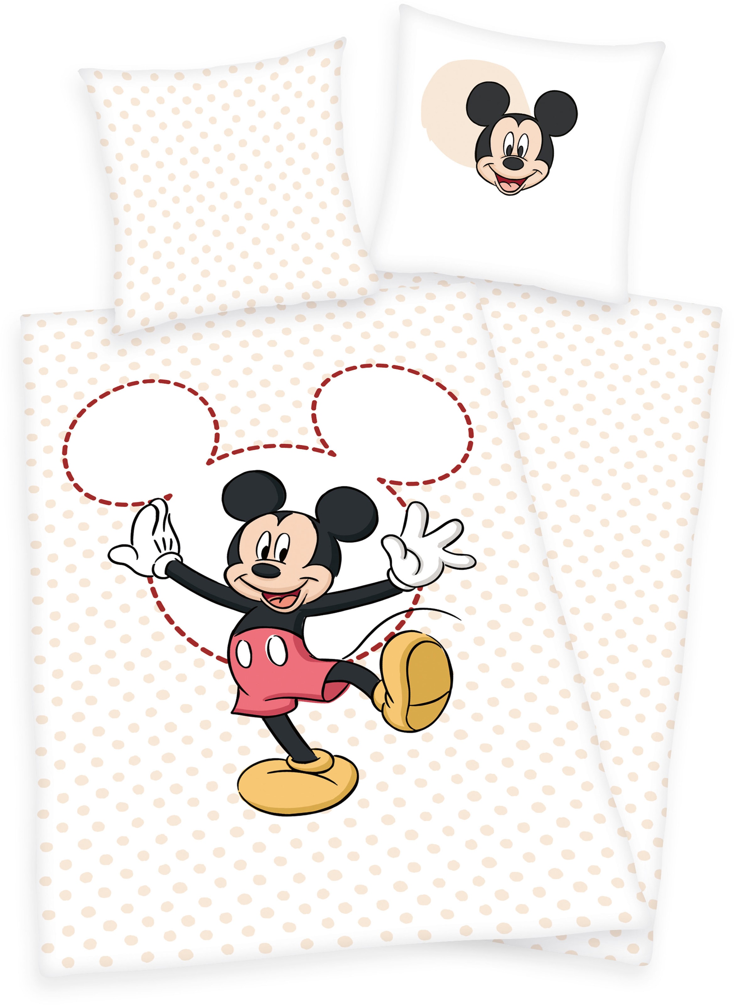 Kinderbettwäsche »Disney Mickey Mouse«, mit tollem Mickey Mouse Motiv