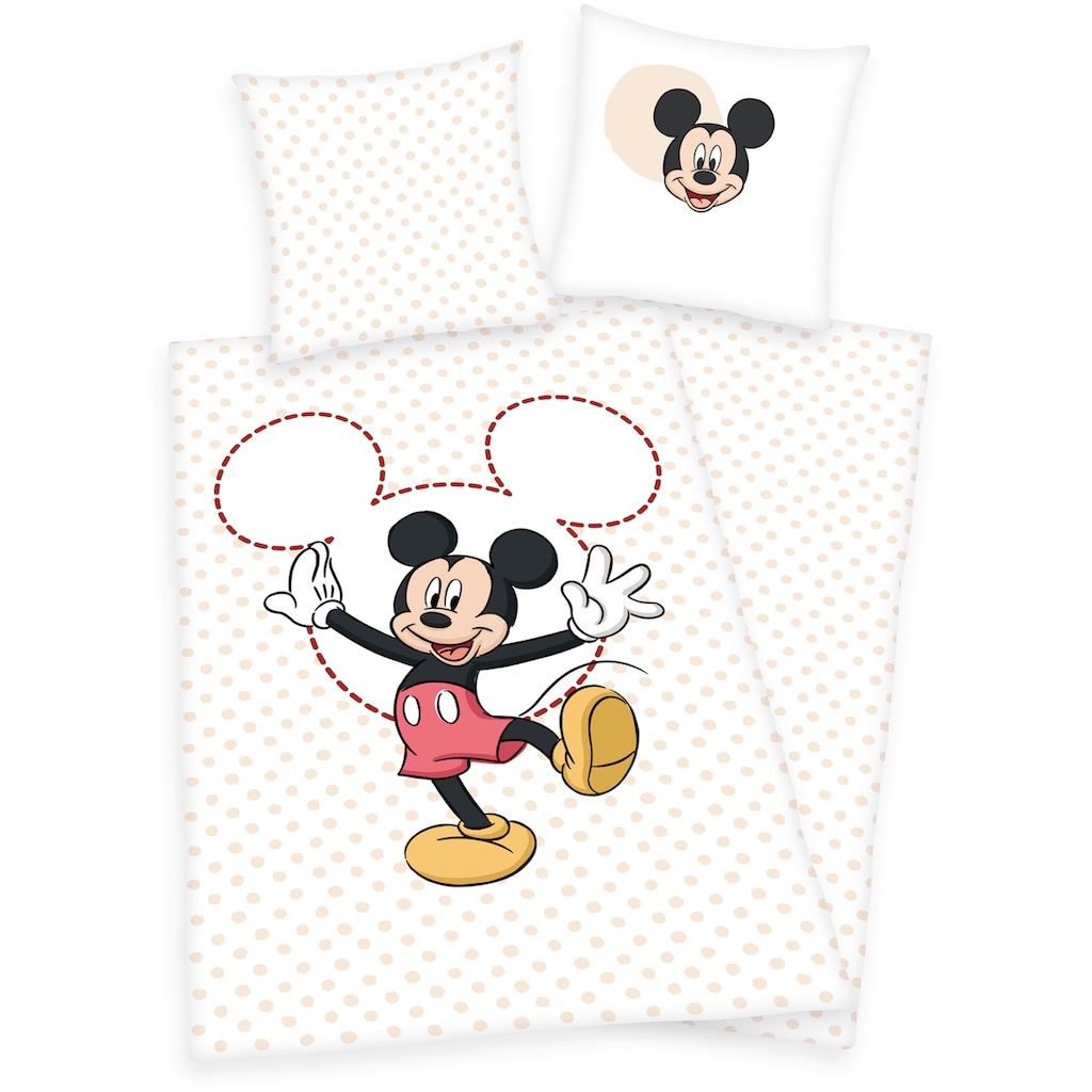 Disney Kinderbettwäsche »Disney Mickey Mouse«, mit tollem Mickey Mouse Motiv