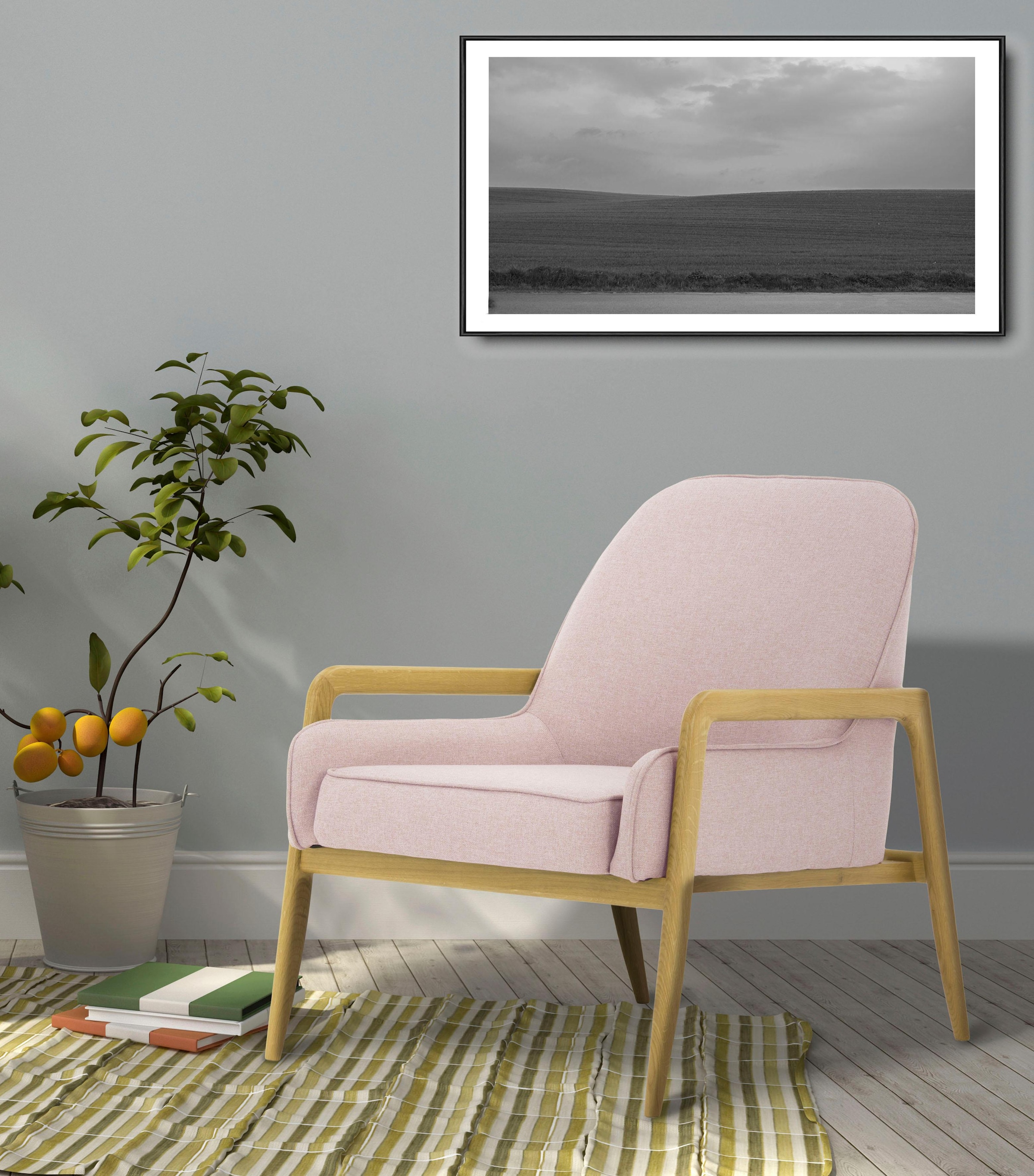 Home affaire Sessel "Braga" wahlweise mit Gestell aus Eiche in dunkel oder günstig online kaufen