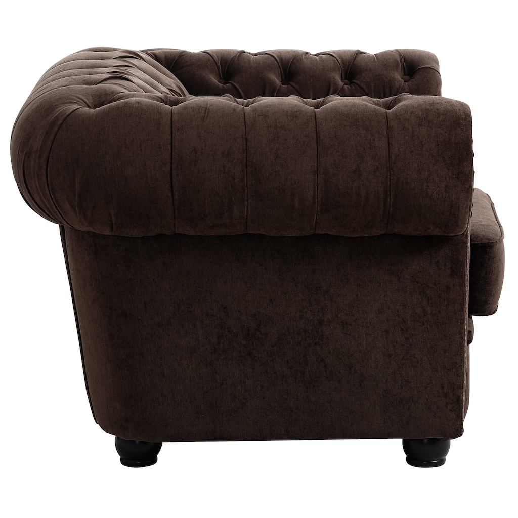 Max Winzer® Chesterfield-Sessel »Rover«, mit edler Knopfheftung