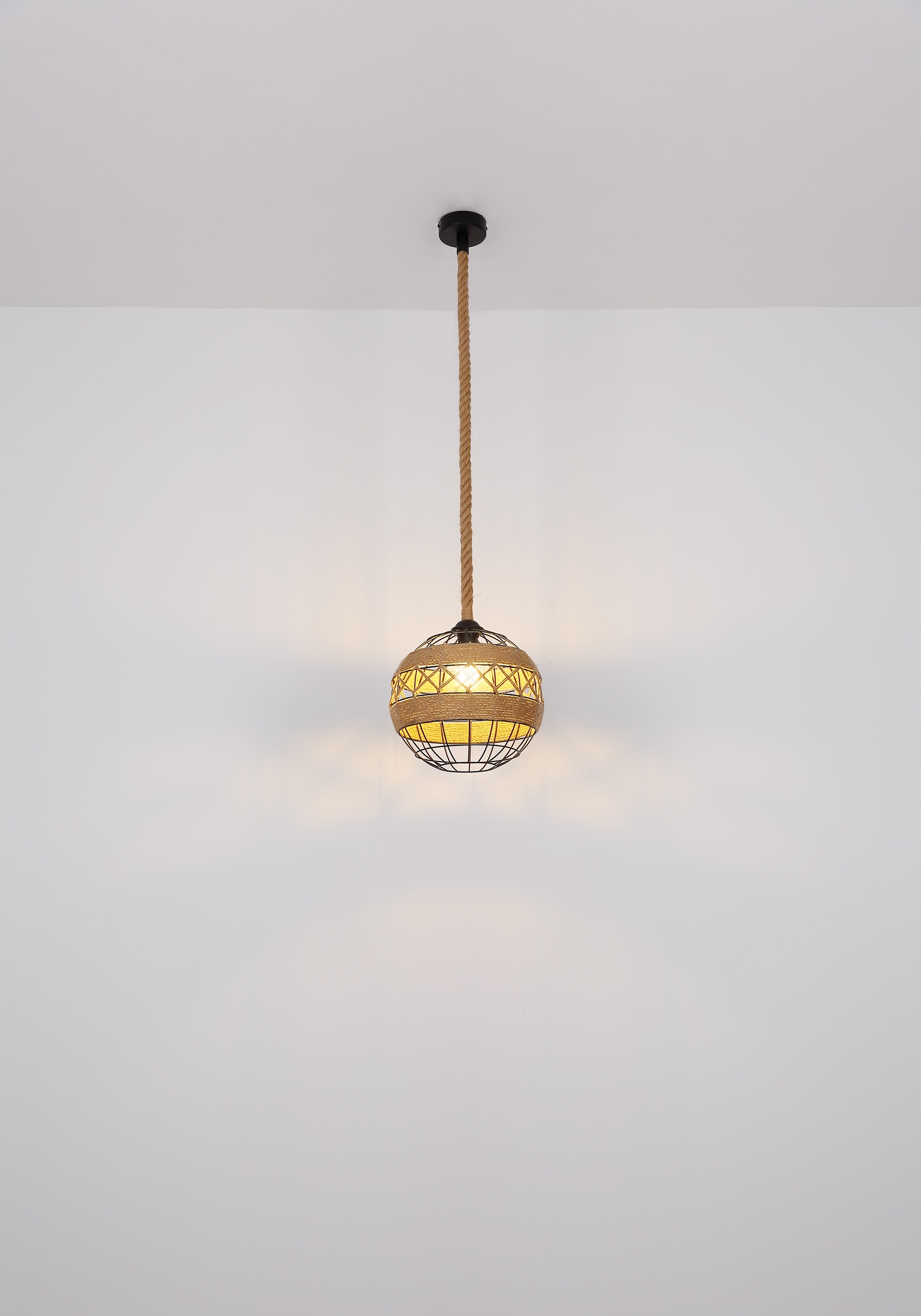 GLOBO LIGHTING Hängeleuchte »ULLEU«, Leuchtmittel E27 | ohne Leuchtmittel, Hängelampe/Pendelleuchte/Esszimmer/Wohnzimmer/Esstisch