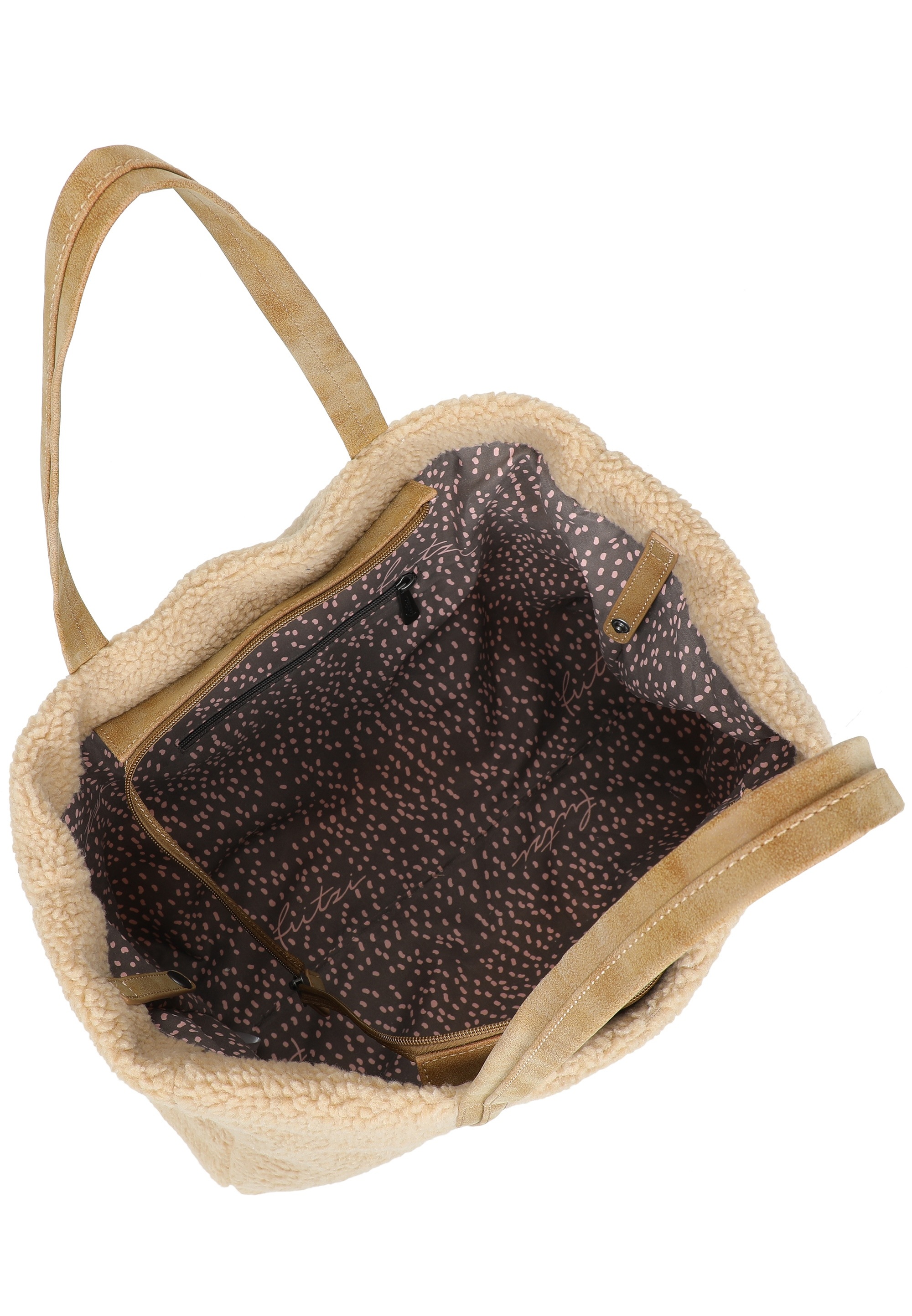 Fritzi aus Preußen Henkeltasche »Easy Izzy Limited Teddy« aus kuschelweichem Teddy