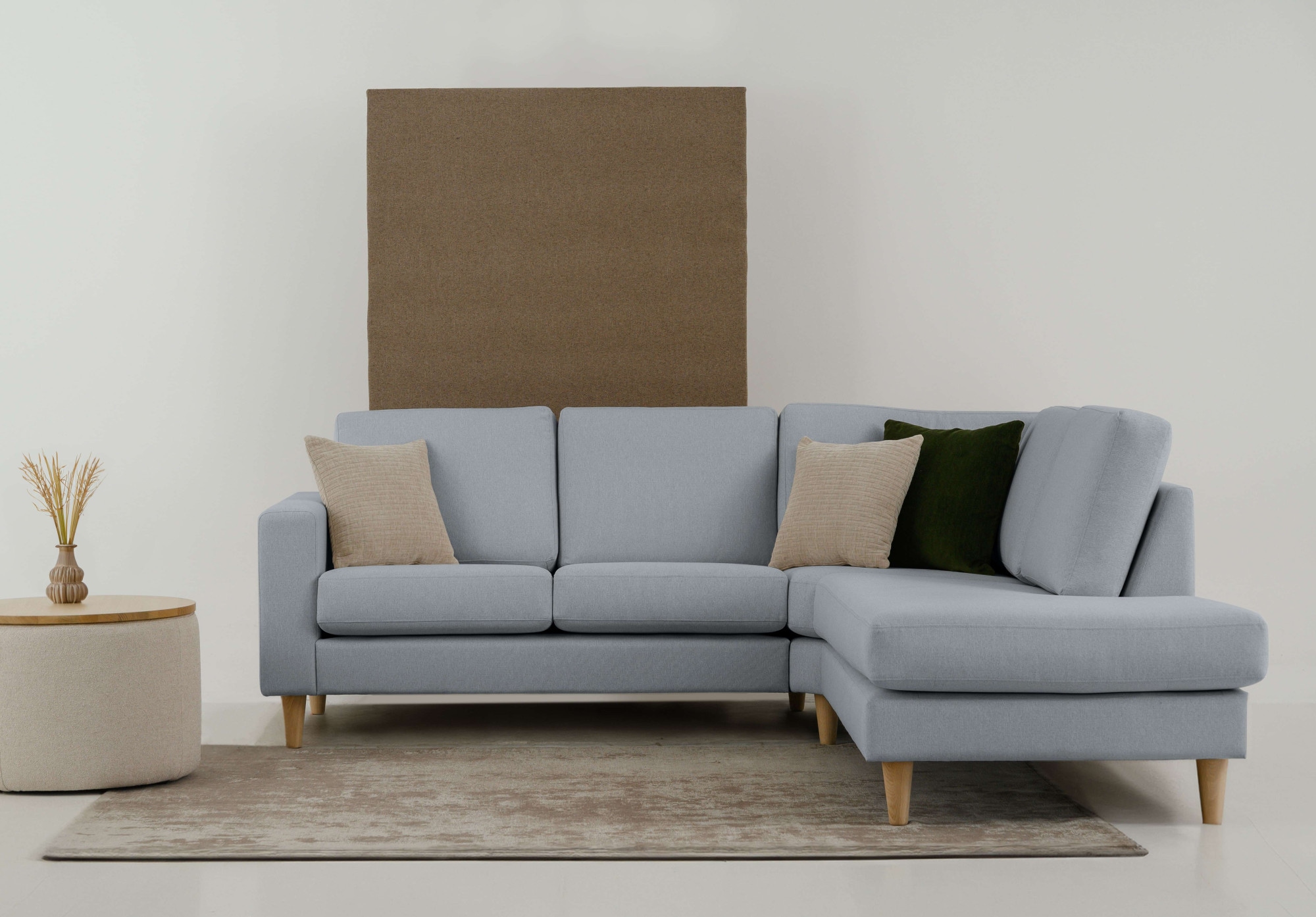 Ecksofa »Tvinno«, im skandinavischen Stil, L-Form, mit Massivholzfüßen, Breite 230 cm