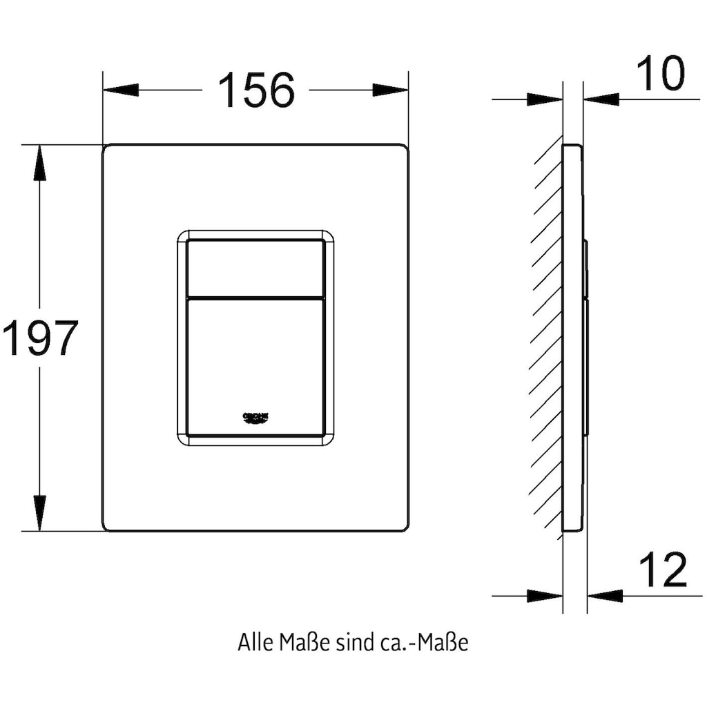 Grohe Betätigungsplatte »Even«