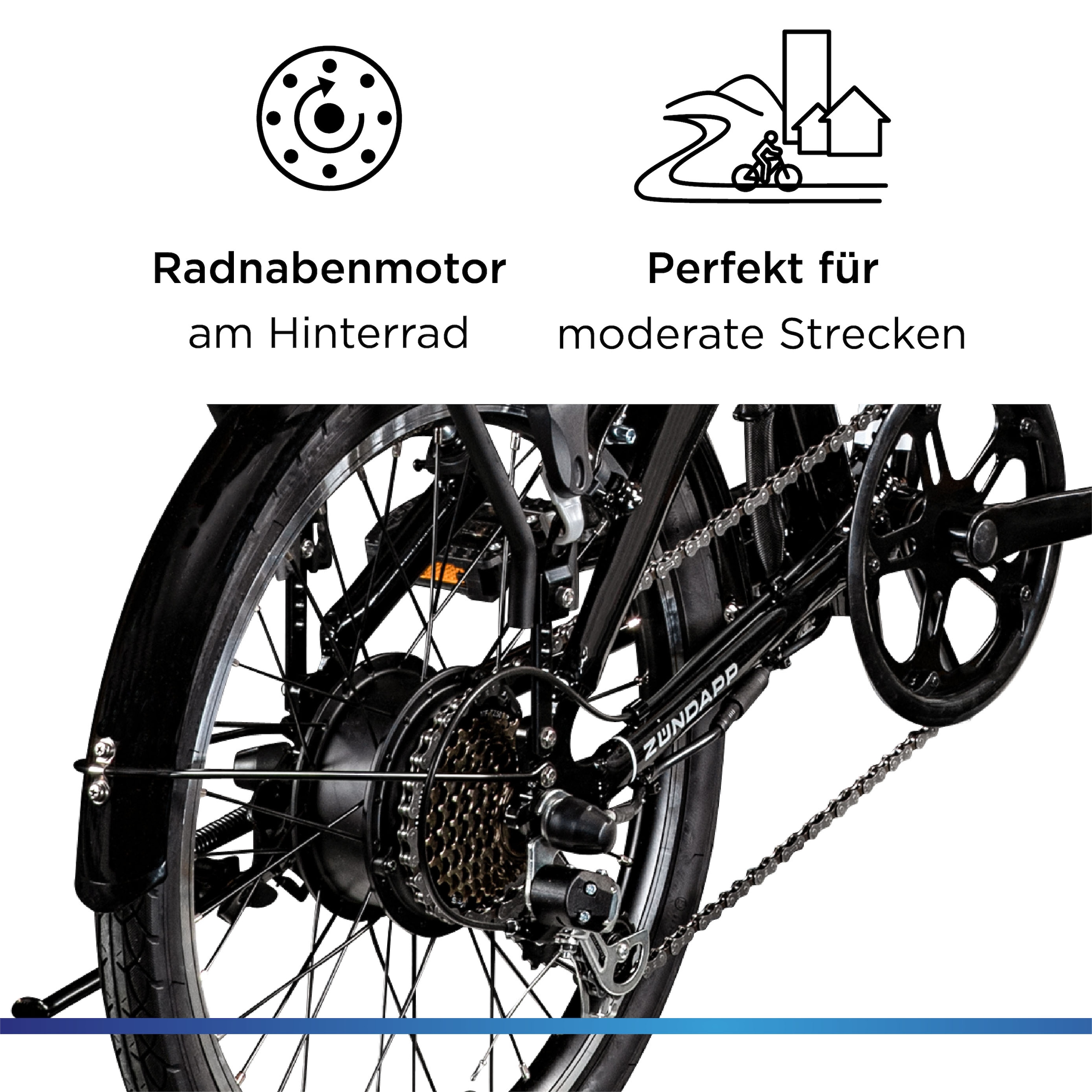 Zündapp E-Bike »Z120«, 7 Gang, Shimano, Tourney, Heckmotor 250 W, Pedelec, Elektrofahrrad für Damen u. Herren