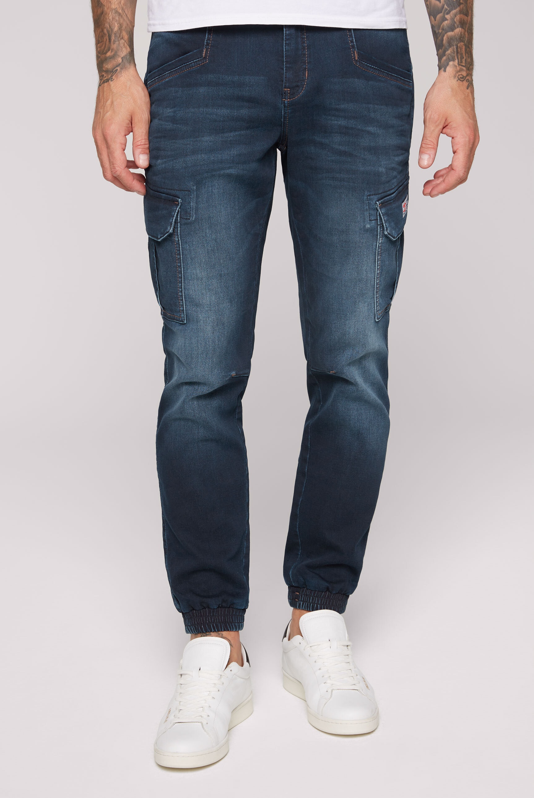 CAMP DAVID Regular-fit-Jeans su hoher Leibhöhe