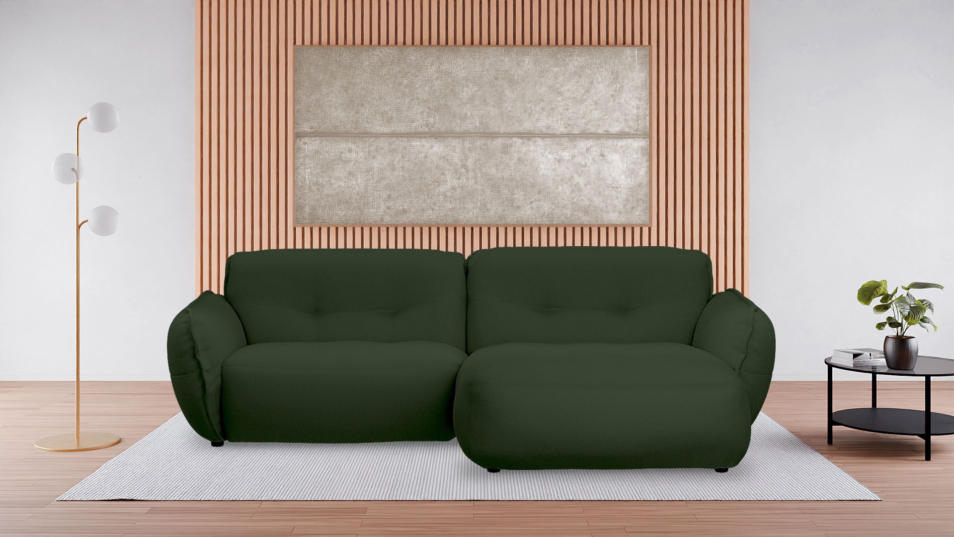 BETYPE Ecksofa "Be Fluffy Mega Sofa, bequem, viel Platz, Breite 289cm, L-Fo günstig online kaufen