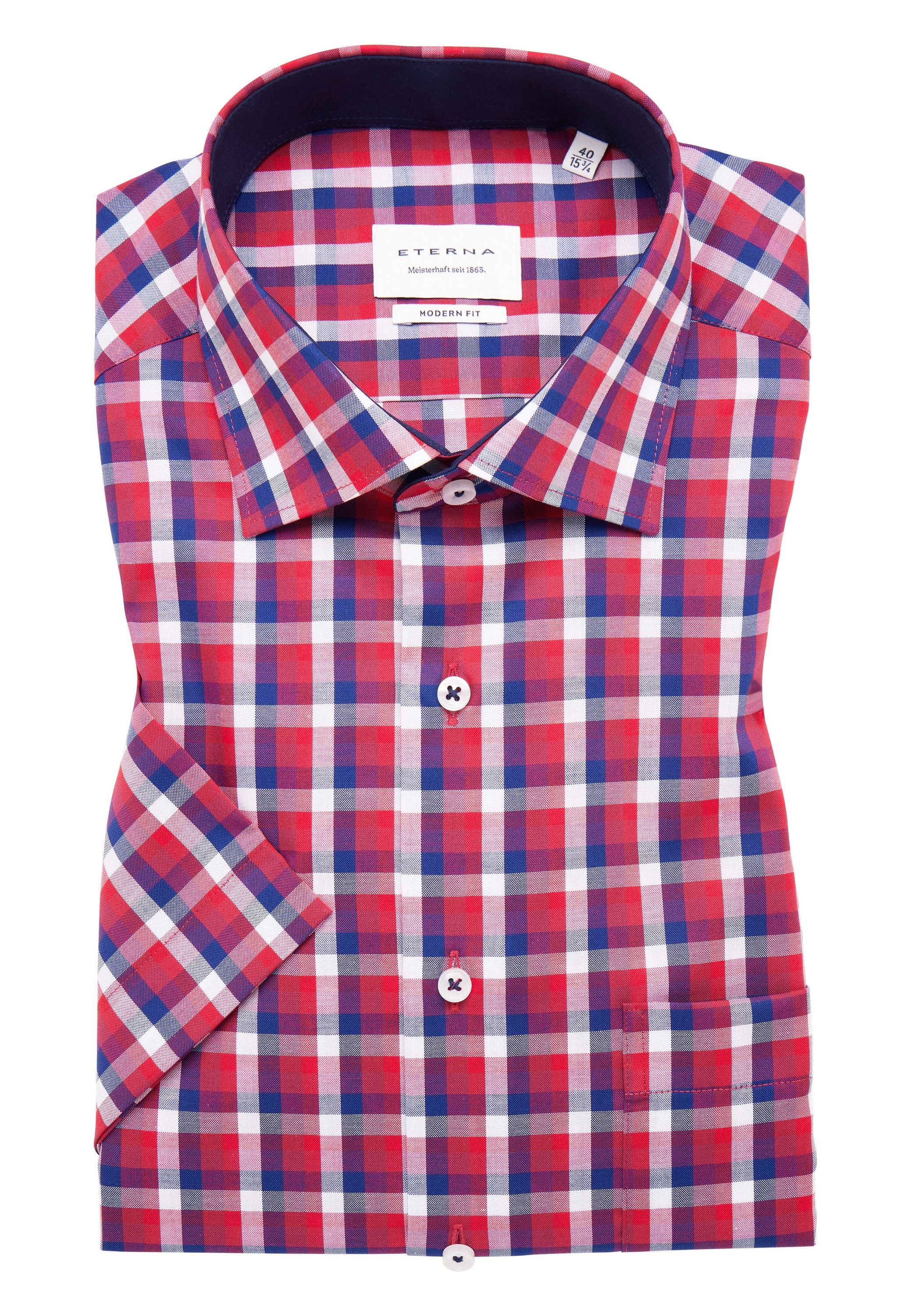 Eterna Kurzarmhemd »MODERN FIT«, NON IRON (bügelfrei)