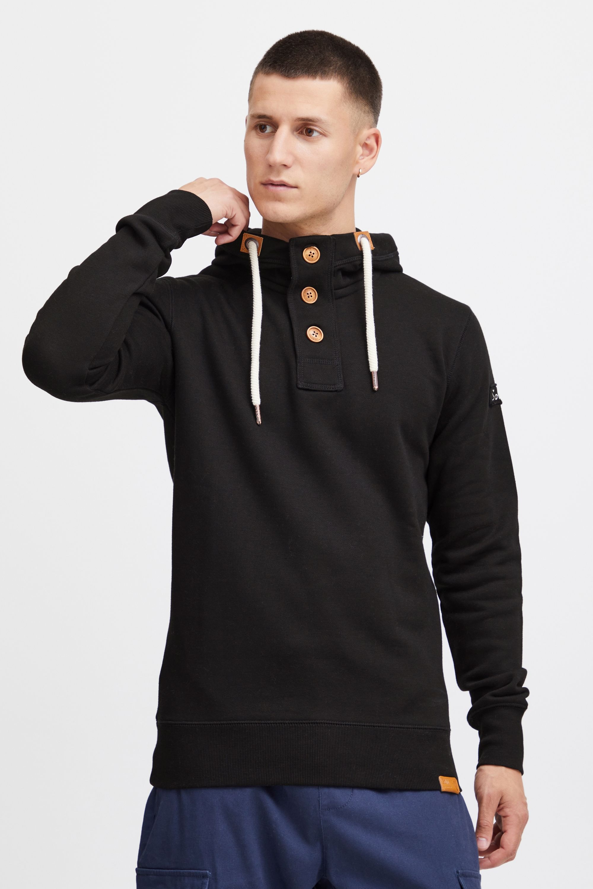 Solid Kapuzenpullover "Hoodie SDTripStrip" günstig online kaufen