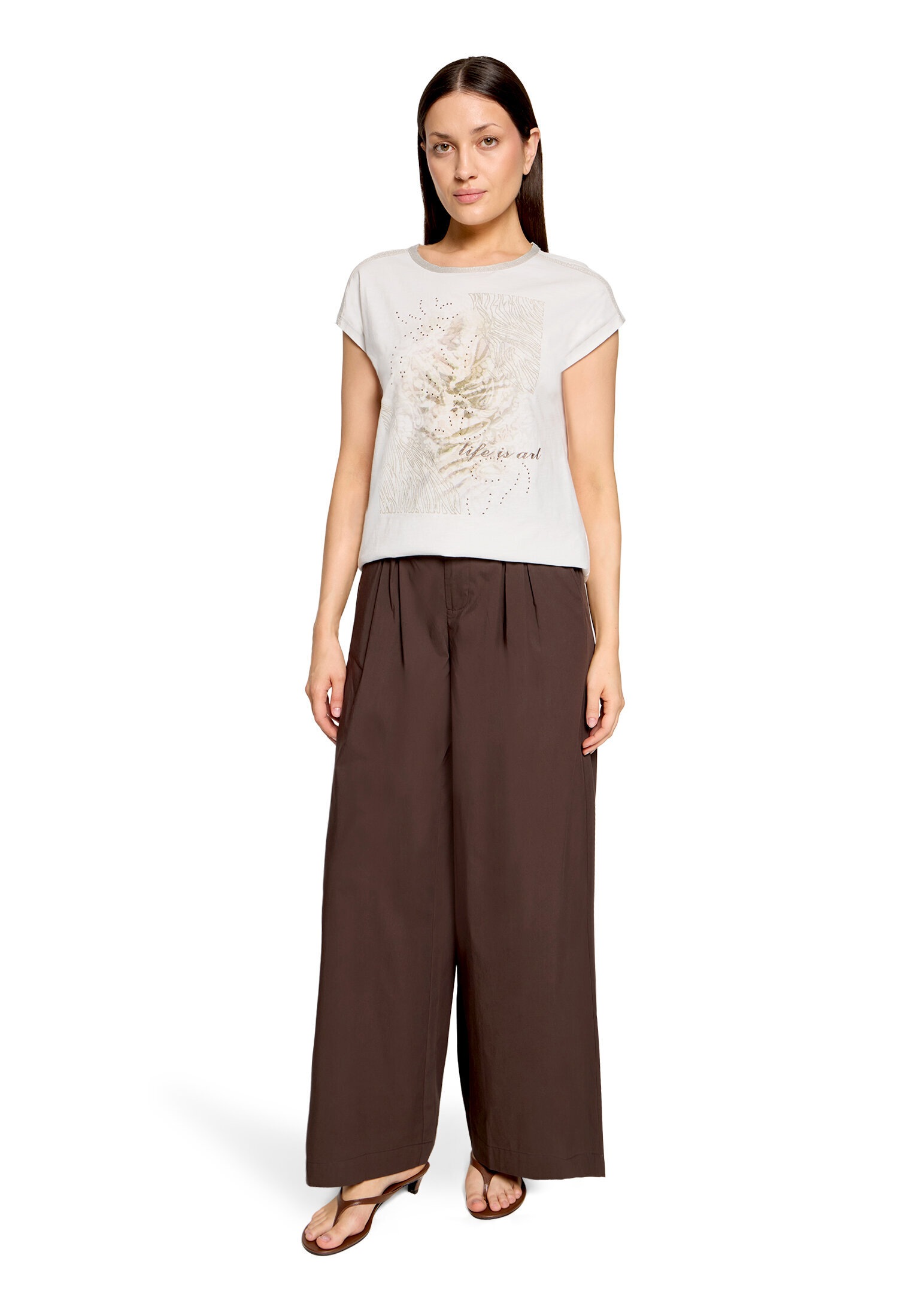 Cartoon Kurzarmshirt »Damen mit Placement« 1