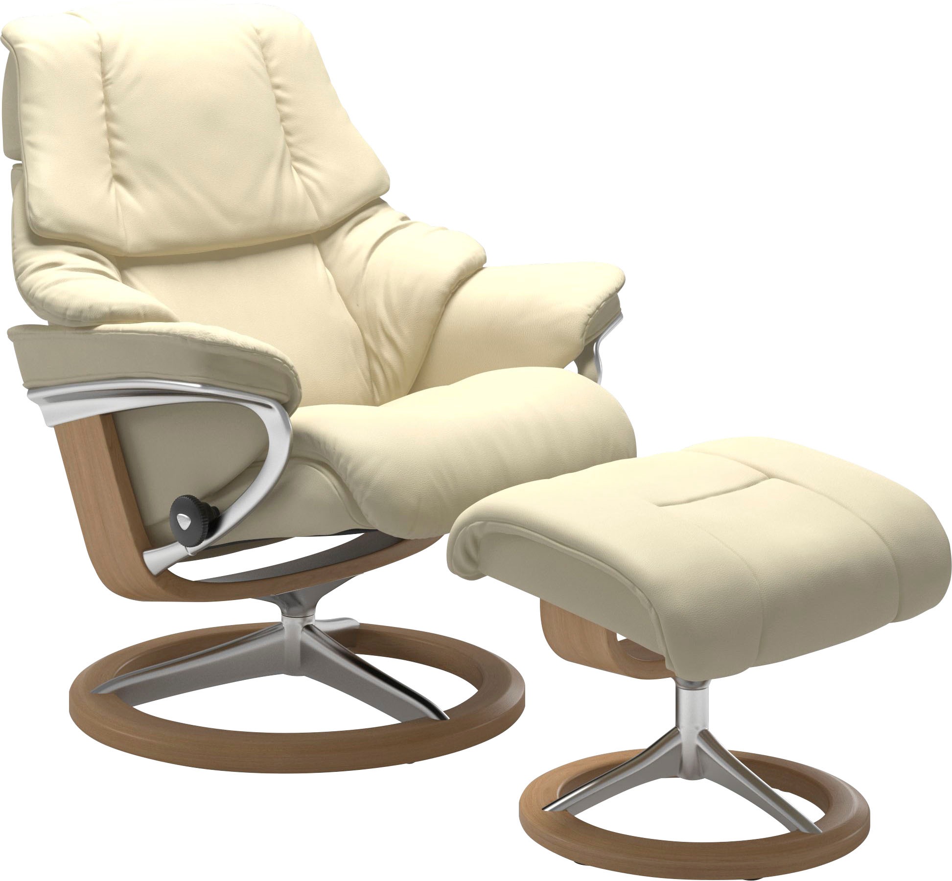 Stressless Fußhocker "Reno", mit Signature Base, Gestell Eiche