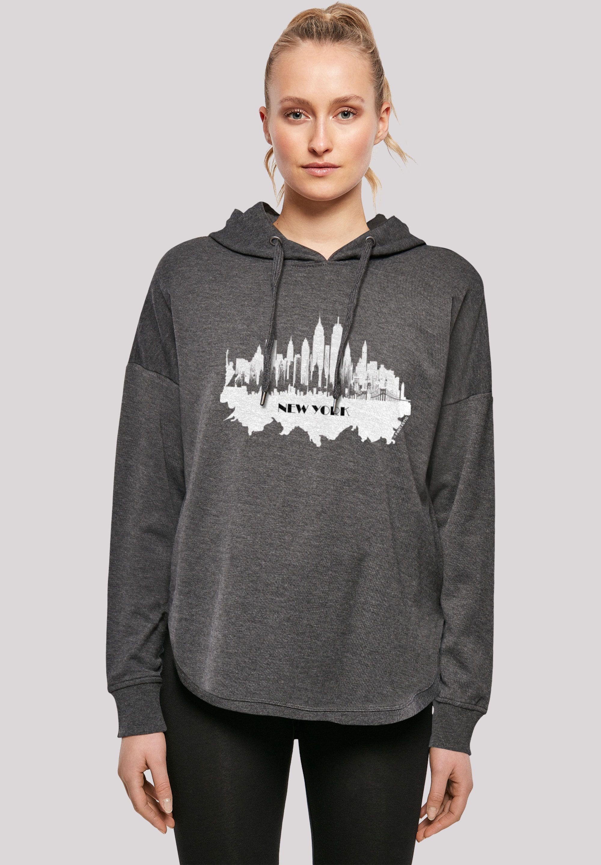 F4NT4STIC Kapuzenpullover "Cities Collection - New York skyline", Print