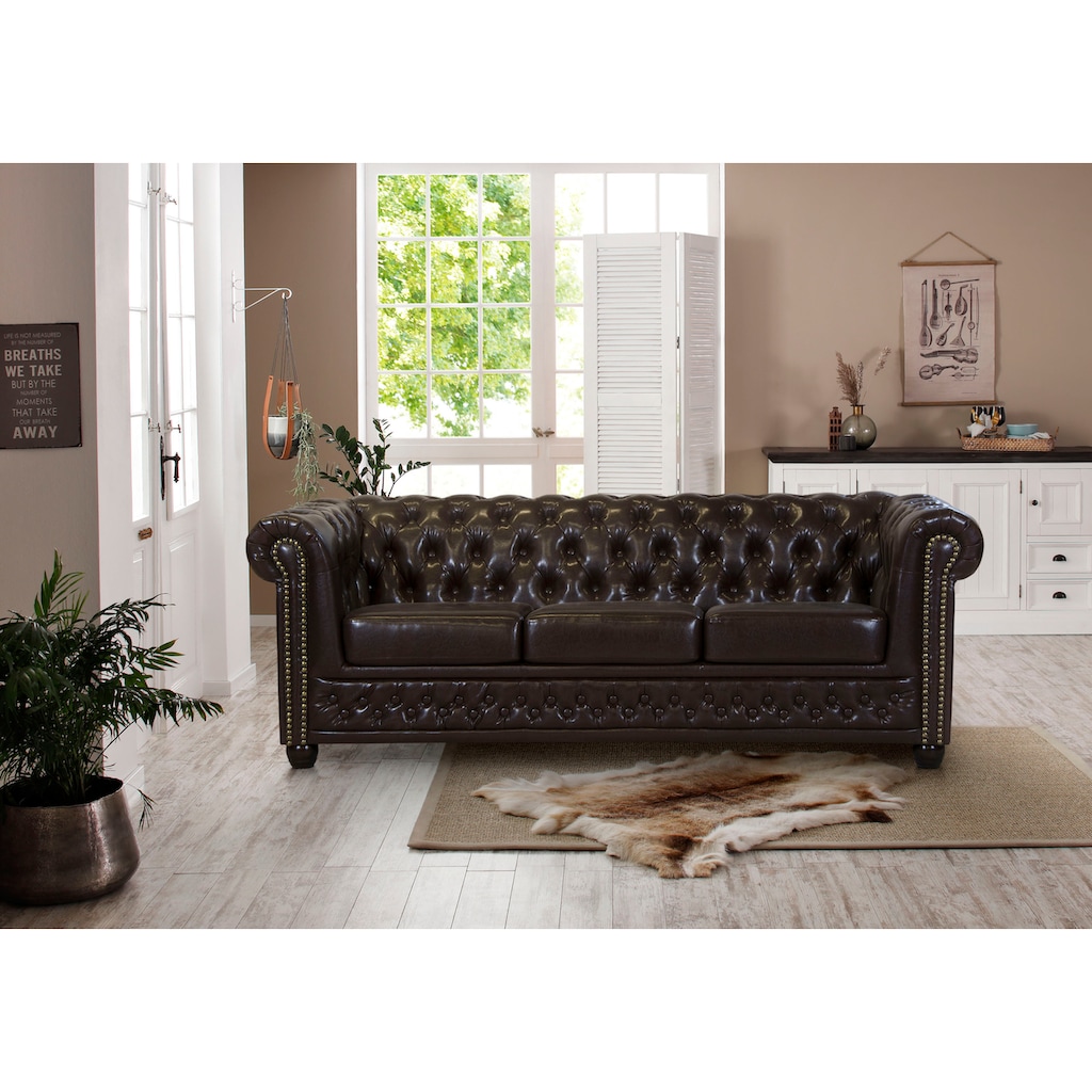 Home affaire Chesterfield-Sofa »Rysum«