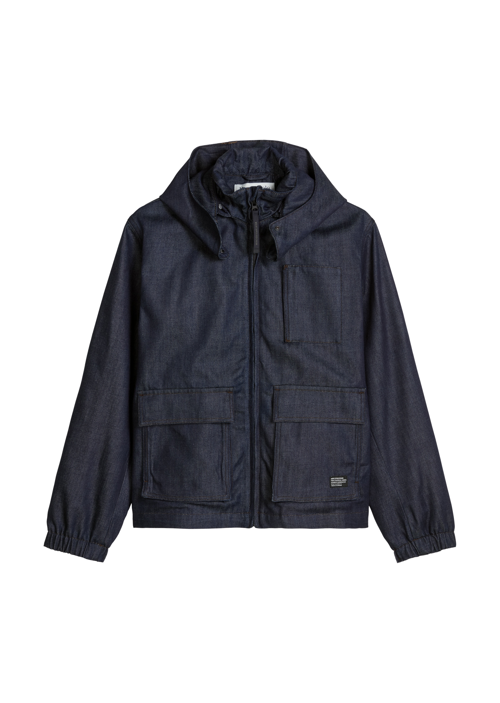Marc O'Polo DENIM Jeansjacke »made with Orange Fiber« ohne Kapuze