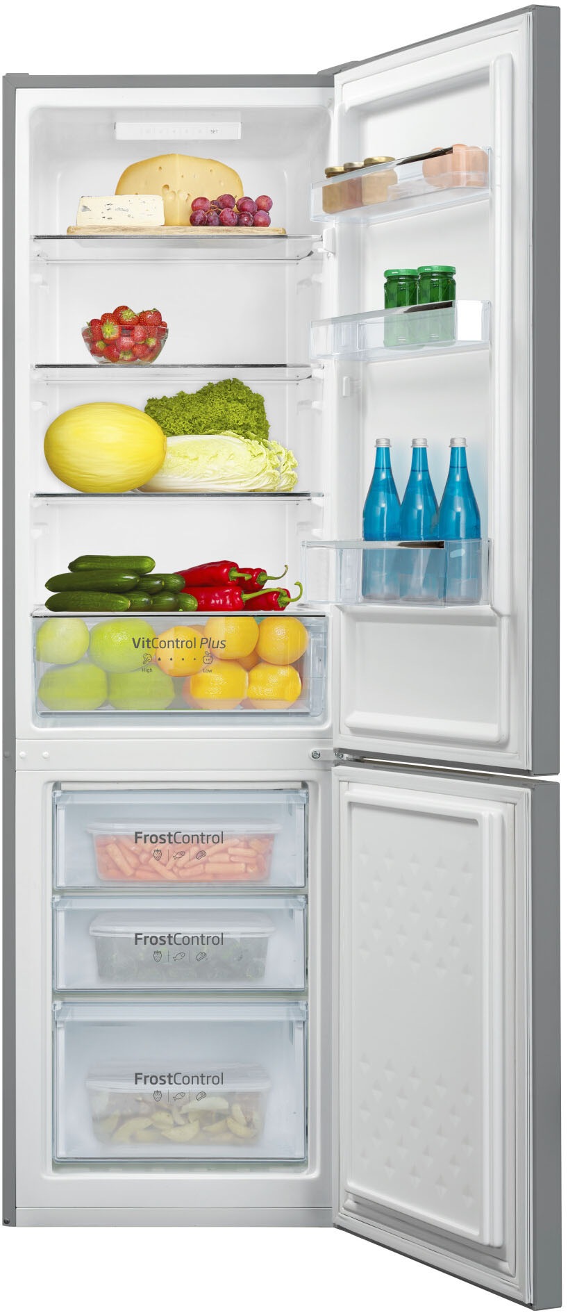 Amica Kühl-/Gefrierkombination "KGCL 387 160 E" 177 cm hoch 54 cm breit ele günstig online kaufen