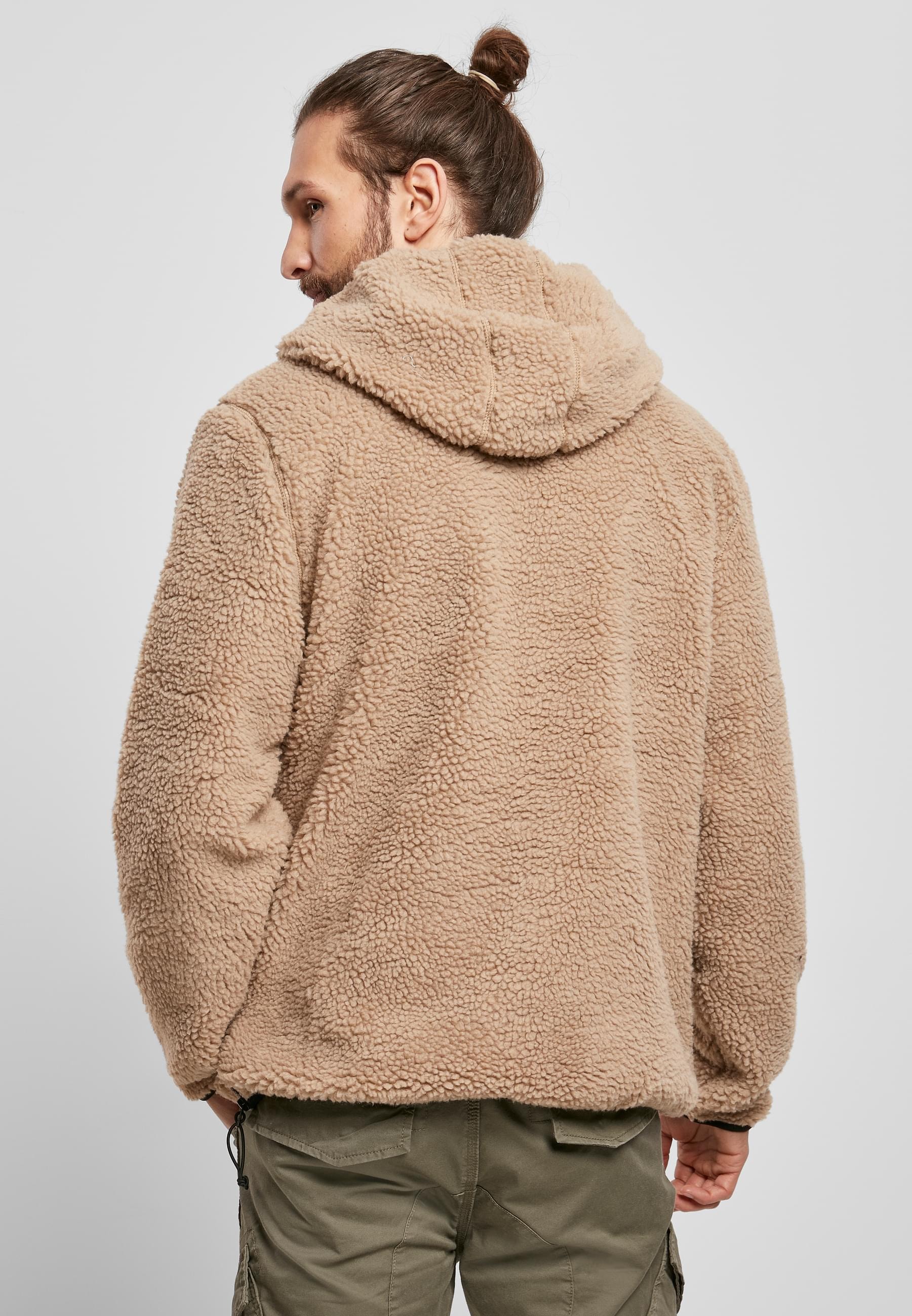 Brandit Anorak »Brandit Herren Teddyfleece Worker Pullover«, (1 St.), mit Kapuze