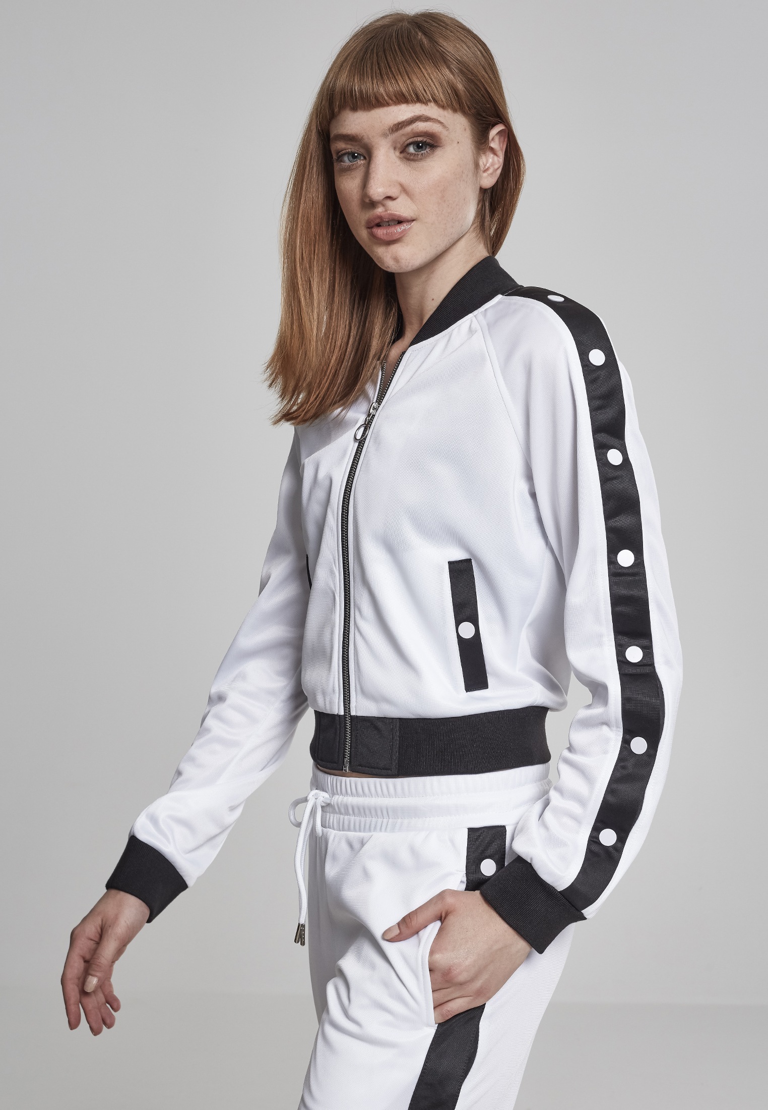 URBAN CLASSICS | Ladies bestellen (1 Up St.), »Damen BAUR Kapuze Button ohne Strickfleecejacke Jacket«, Track