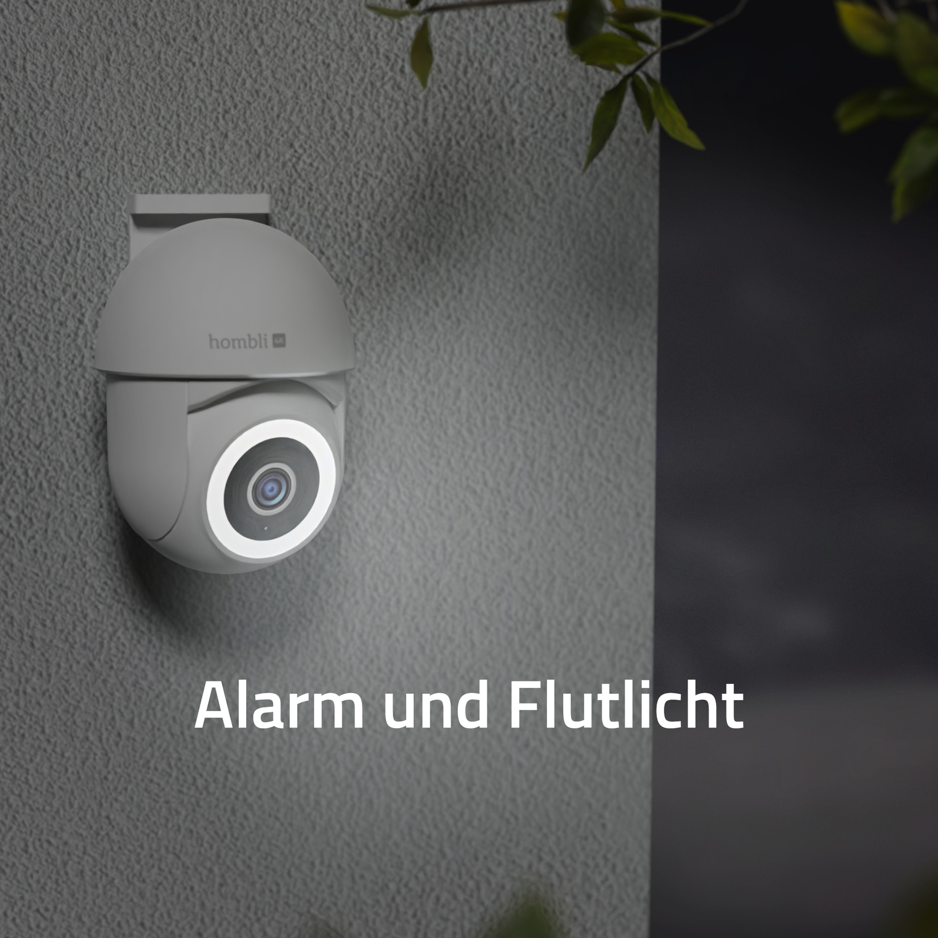 Hombli Überwachungskamera »Pan & Tilt Cam 4K«, Außenbereich