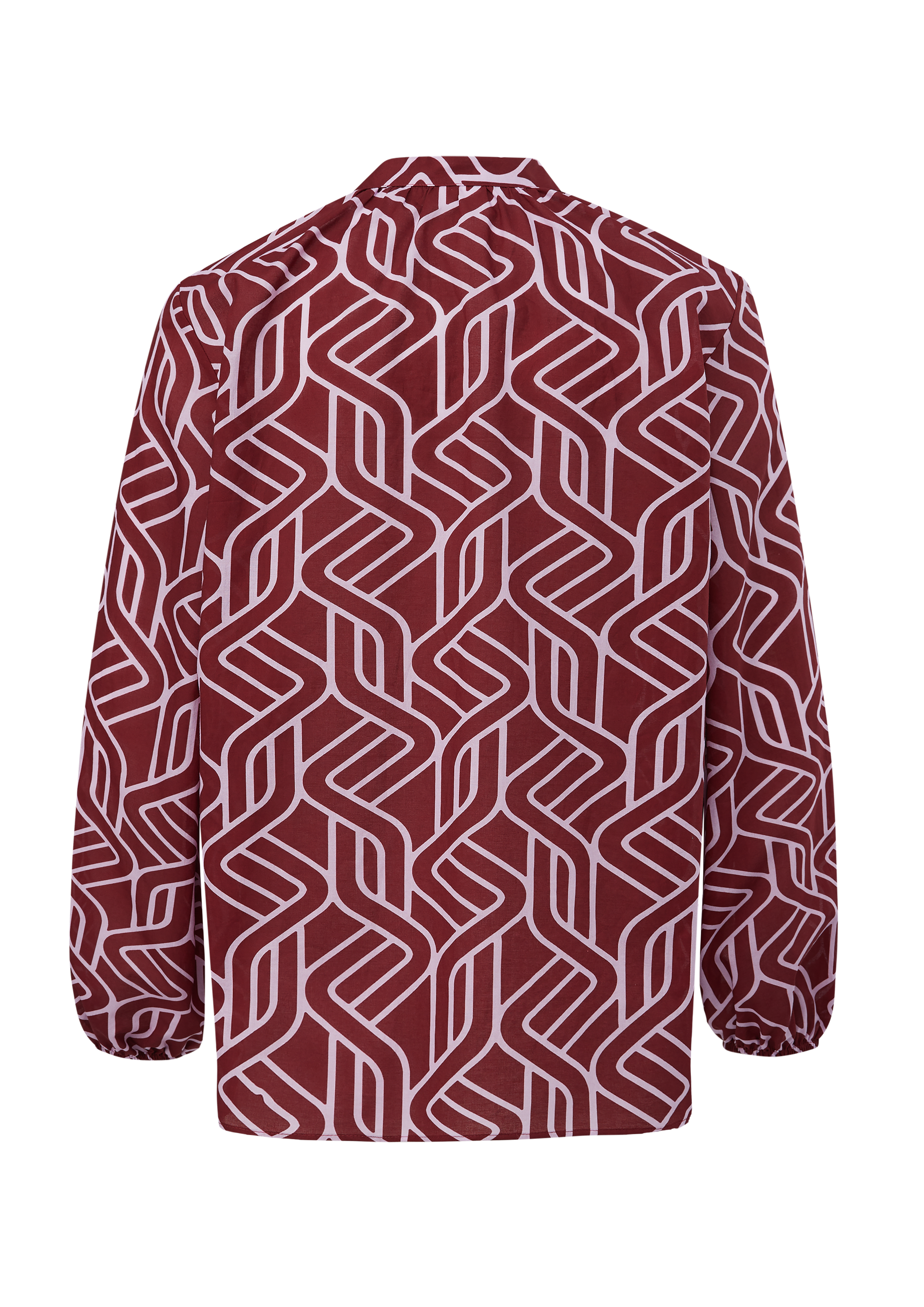 s.Oliver BLACK LABEL Langarmbluse mit Allover-Print