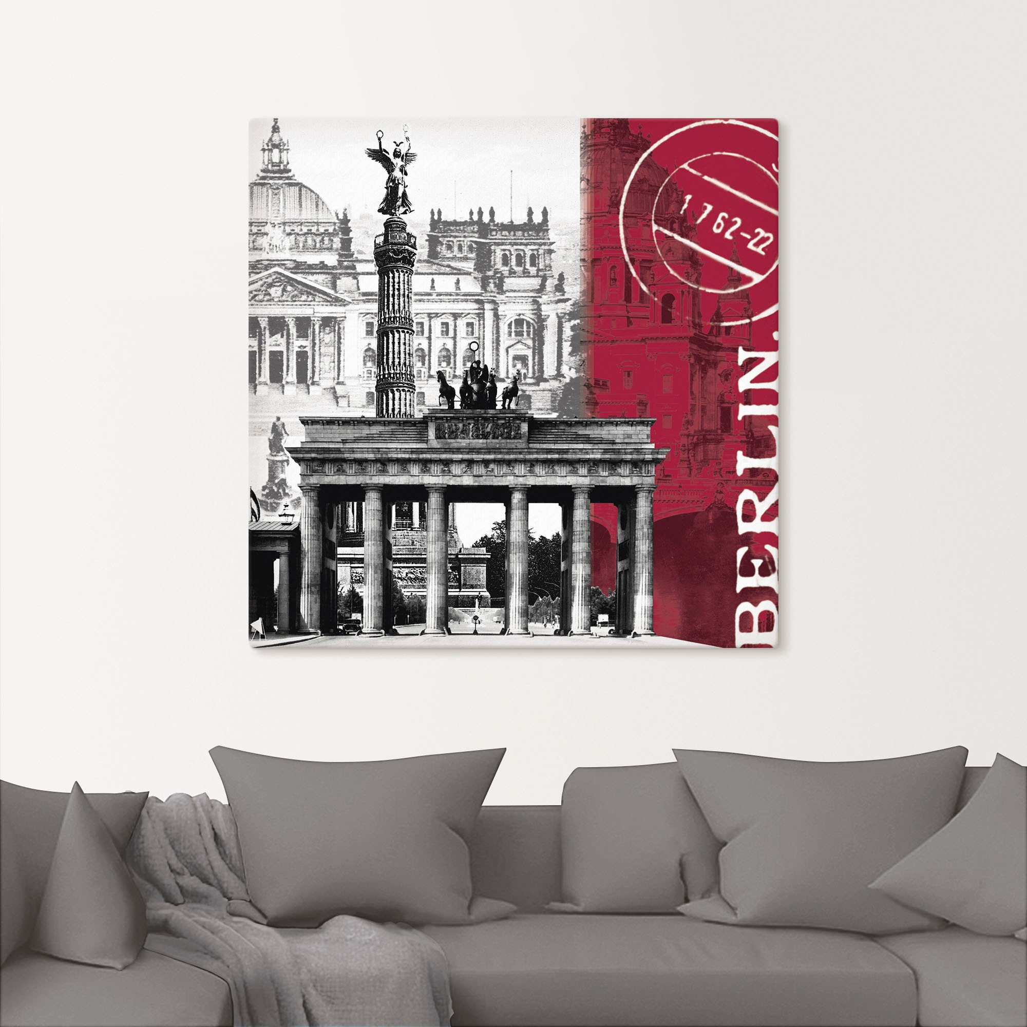 Artland Wandbild »Berlin I«, Gebäude, (1 St.), als Alubild, Outdoorbild, Leinwandbild in verschied. Größen