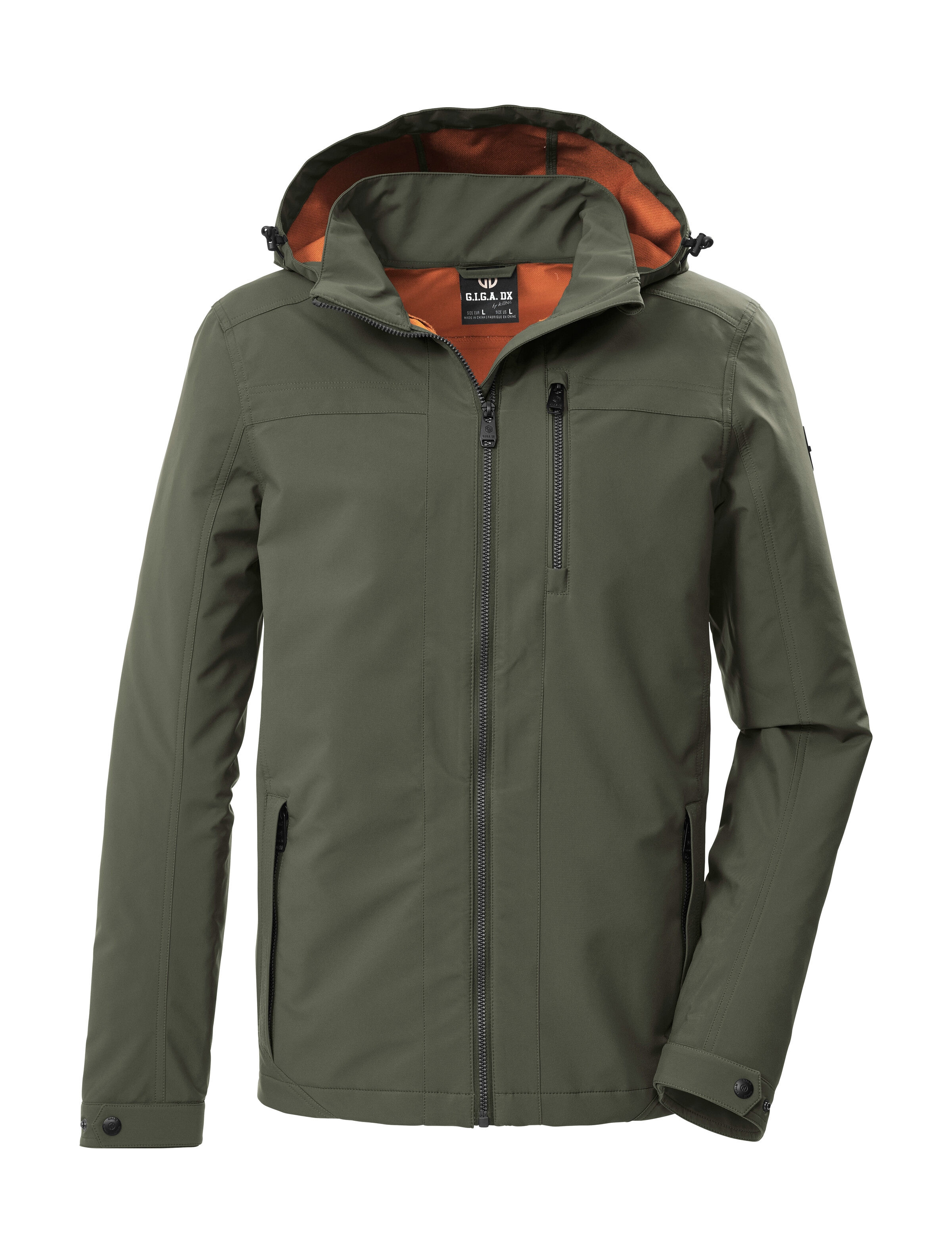 G.I.G.A. DX by killtec Softshelljacke "GS 108 MN SFTSHLL JCKT" Wasserabweisende Softshelljacke mit abnehmbarer Kapuze
