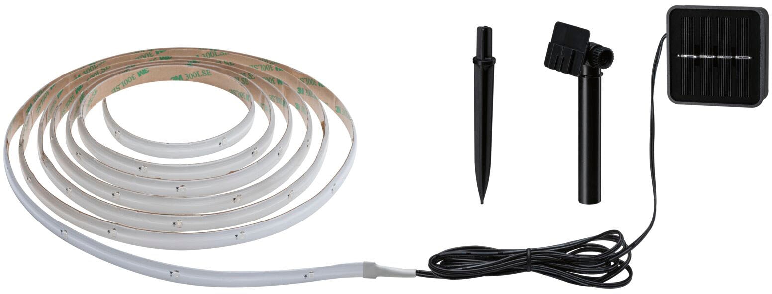 Paulmann LED-Streifen »Solar mit Dämmerungssensor IP44 3m RGB 0,3W Schwarz«,  1 St.-flammig kaufen | BAUR