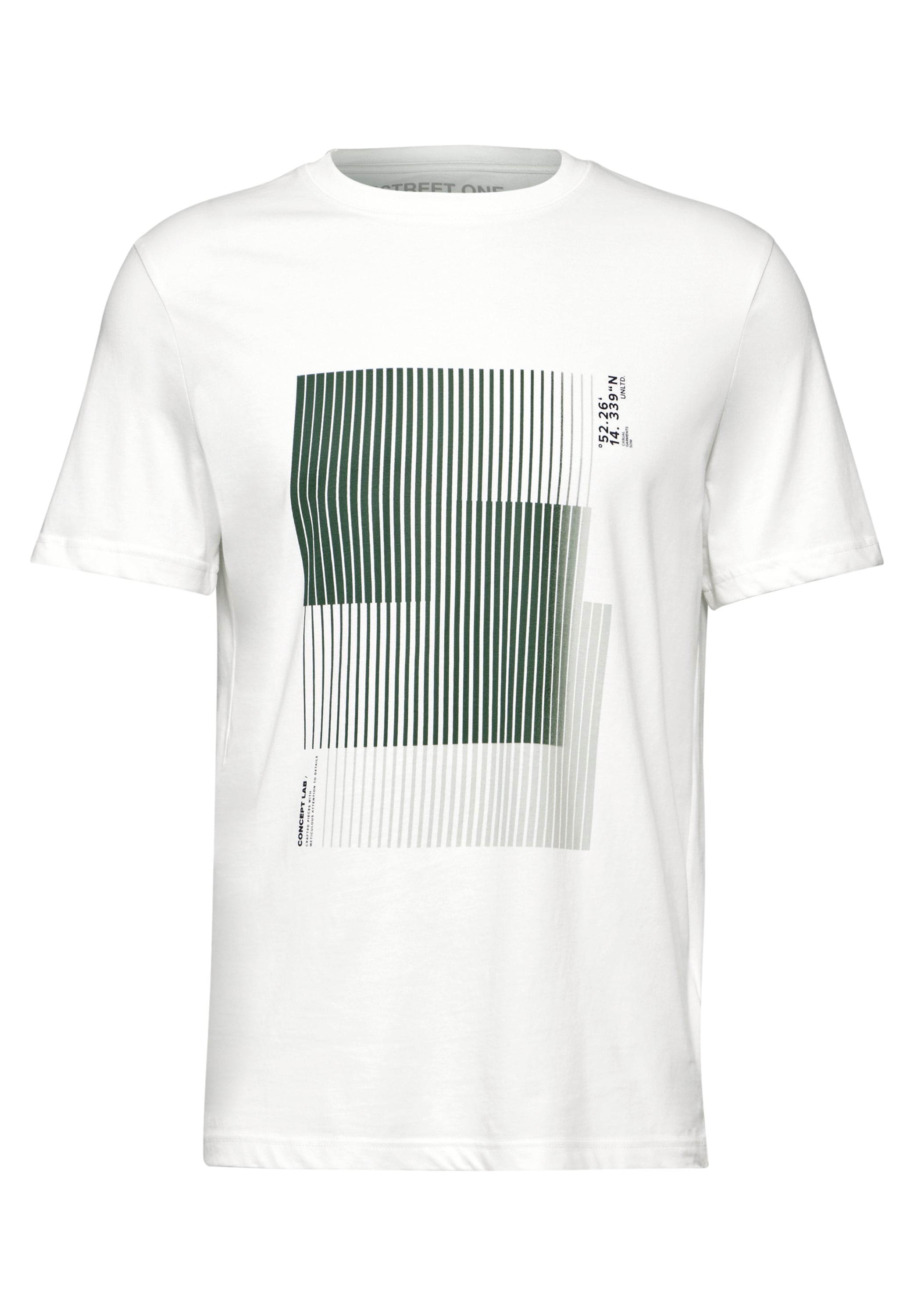 STREET ONE MEN T-Shirt, aus reiner Baumwolle