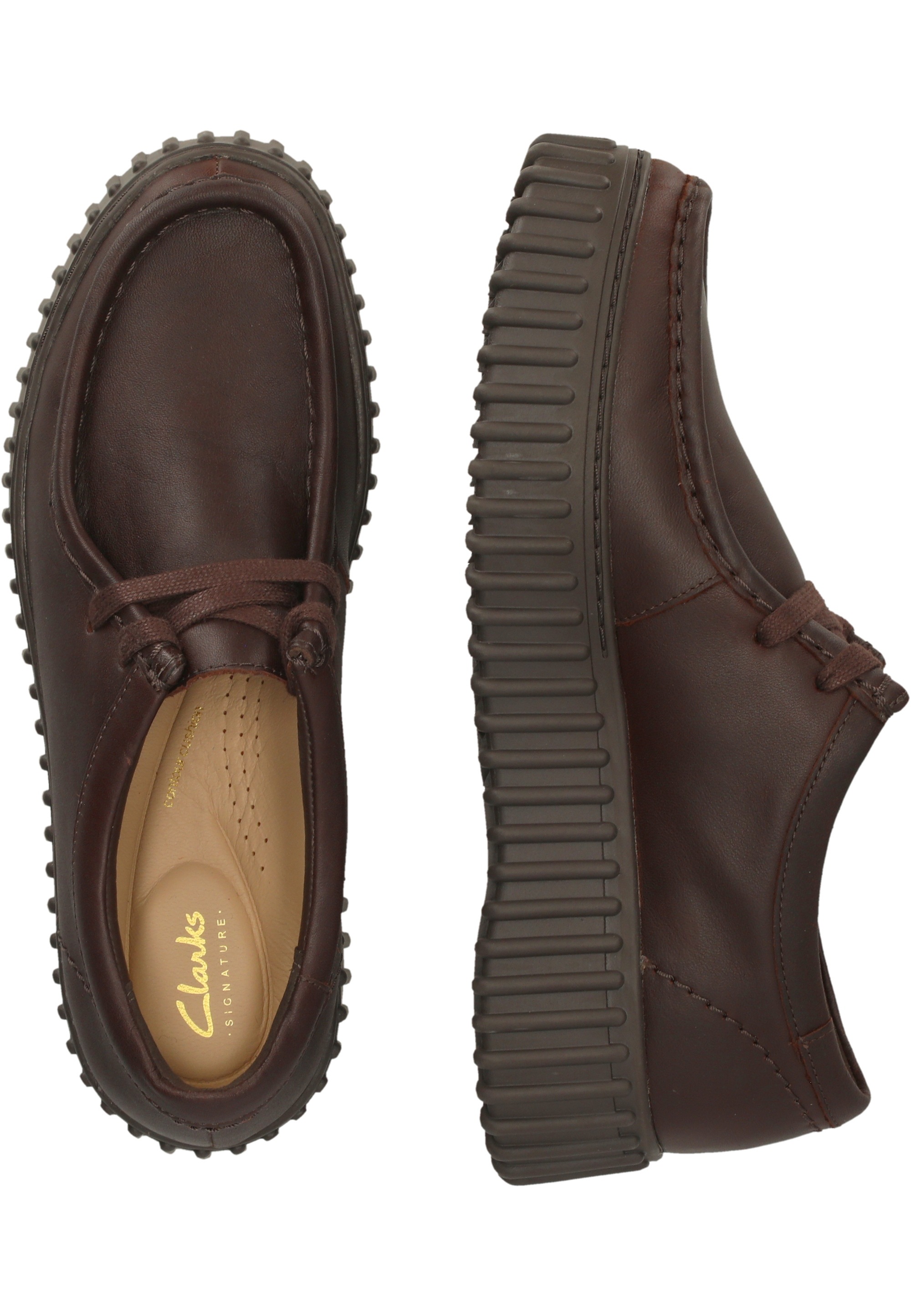 Clarks Schnürschuh »Torhill Bee«  mit profilierter Laufsohle