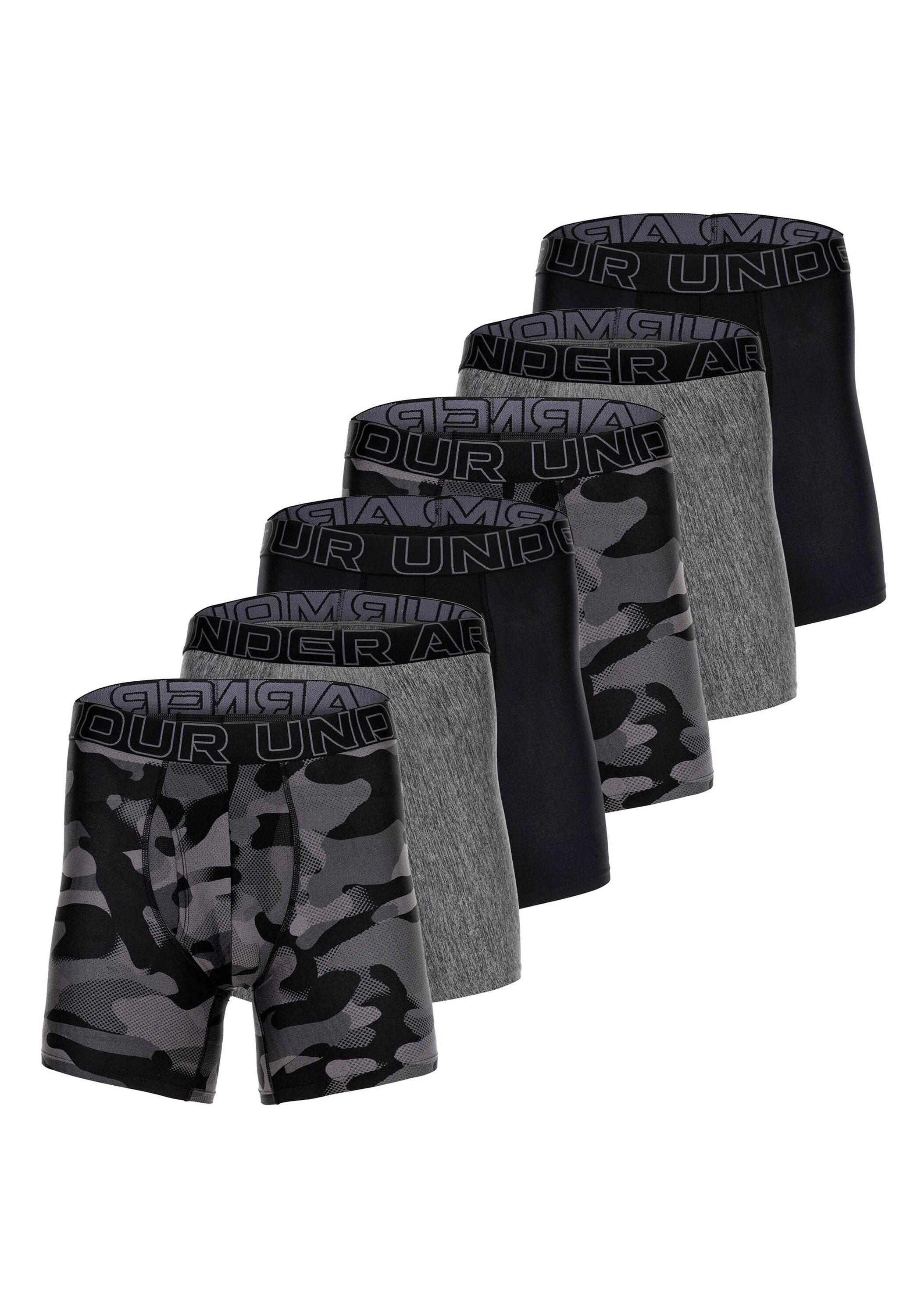 Under Armour Boxershorts "Boxershort UA PERFORMANCE TECH - PRINT 6 IN 6PK 6 günstig online kaufen