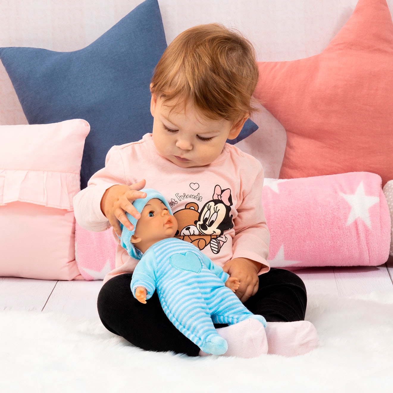 Bayer Babypuppe »My First Baby, 28 cm blau«