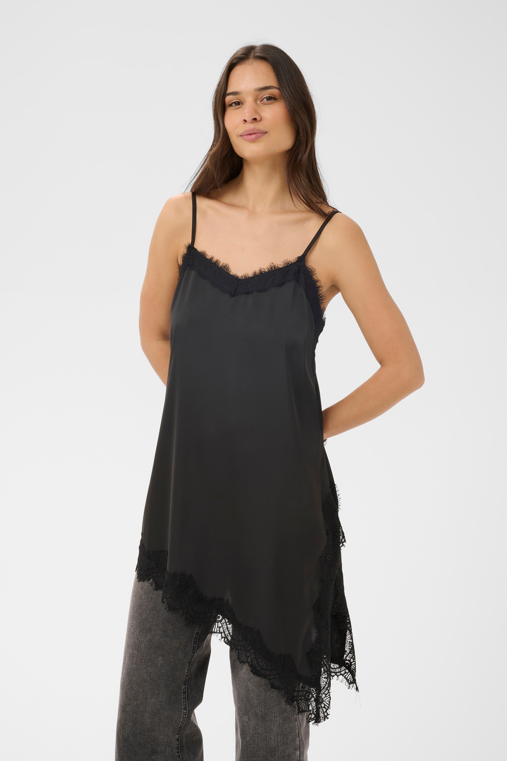 KAFFE Blusentop »Damen Bluse ärmellos KAmiala«