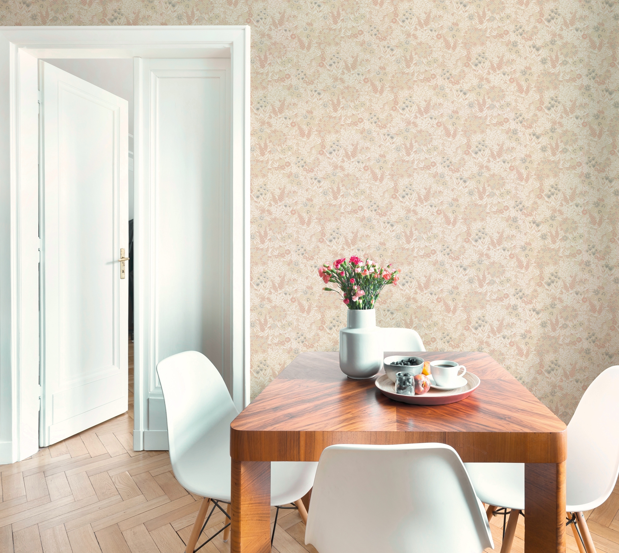 A.S. Création Vliestapete »Attractive 3 Florales Wiesenmuster« floral aufgeschäumt glänzend, fein strukturiert