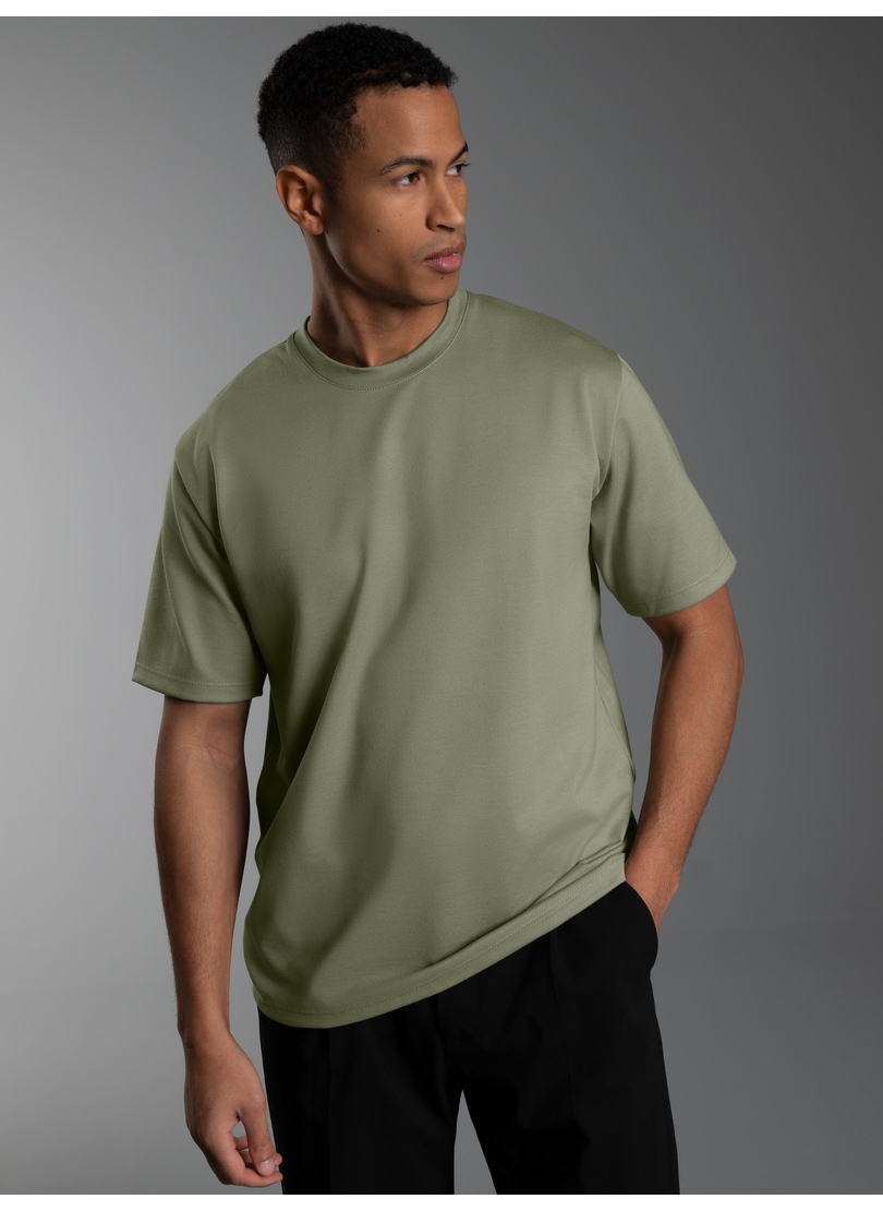 Trigema T-Shirt "TRIGEMA T-Shirt in Piqué-Qualität" 1