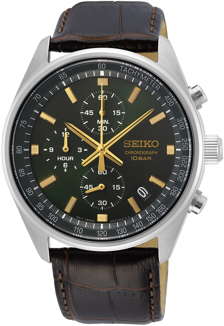 Seiko Chronograph »Seiko Chrono, SSB385P1«, Armbanduhr, Quarzuhr, Herrenuhr, Datum, Stoppfunktion