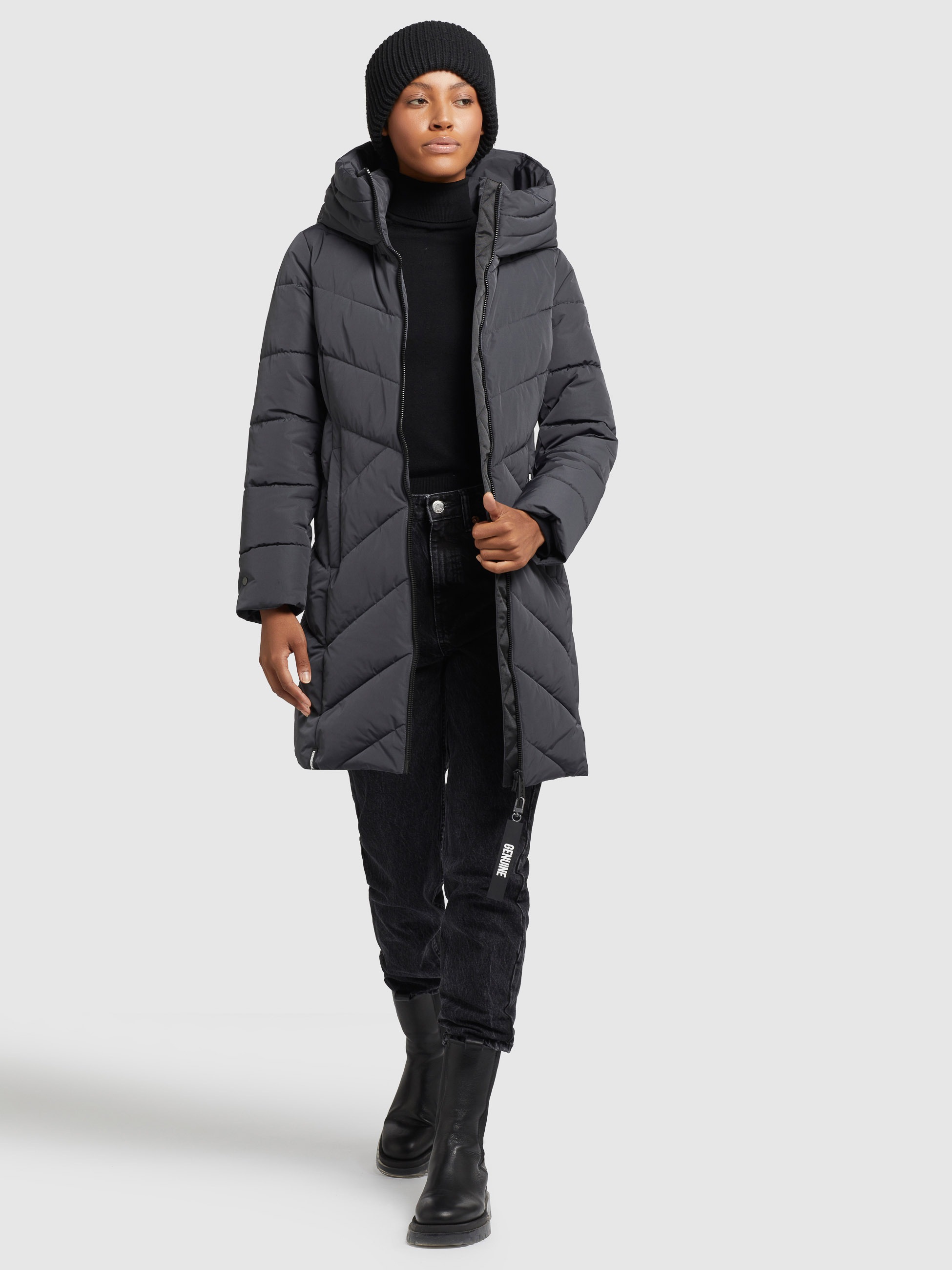 khujo Steppjacke »FORMIN«, (1 St.), mit Kapuze