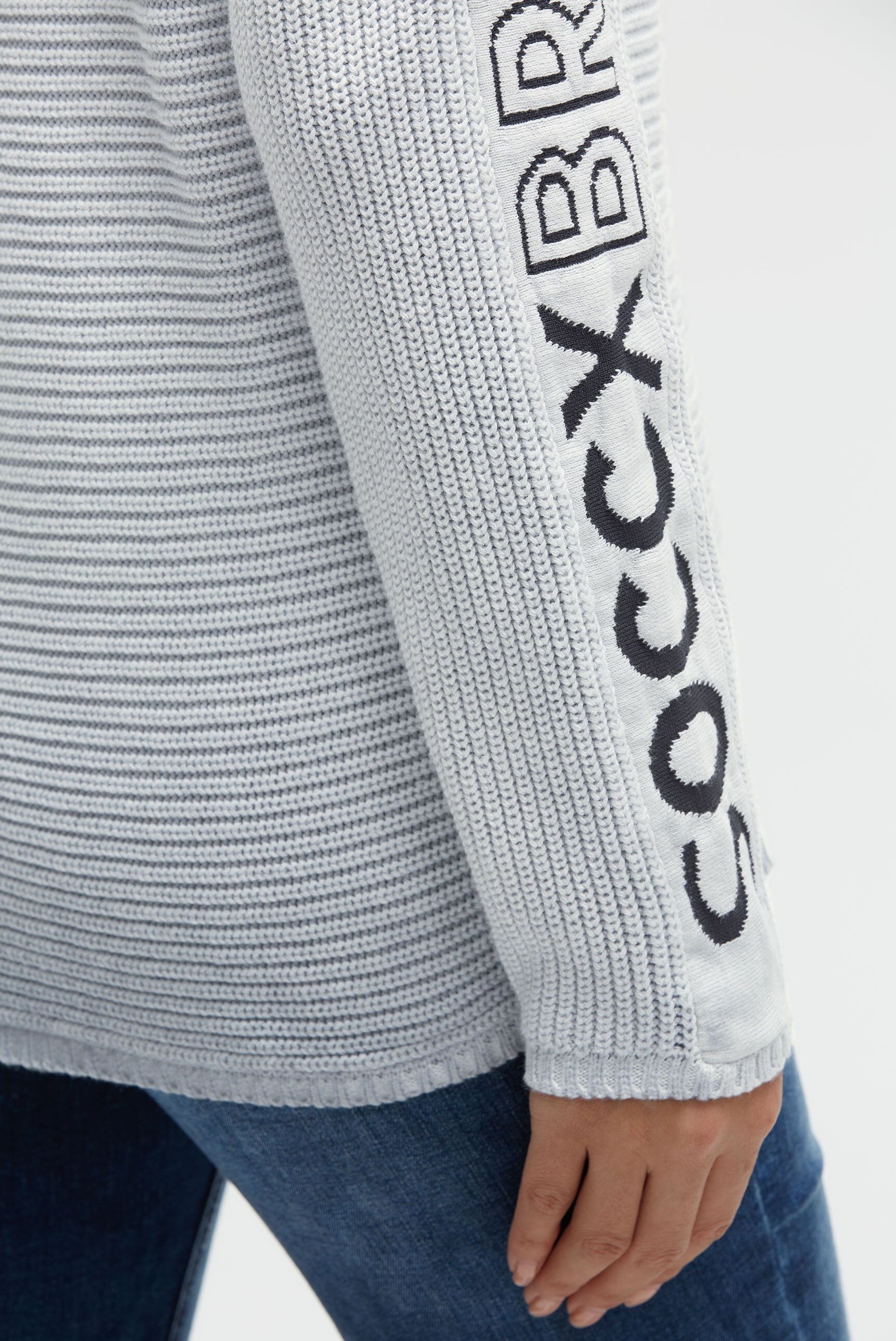 SOCCX Rundhalspullover aus Baumwolle