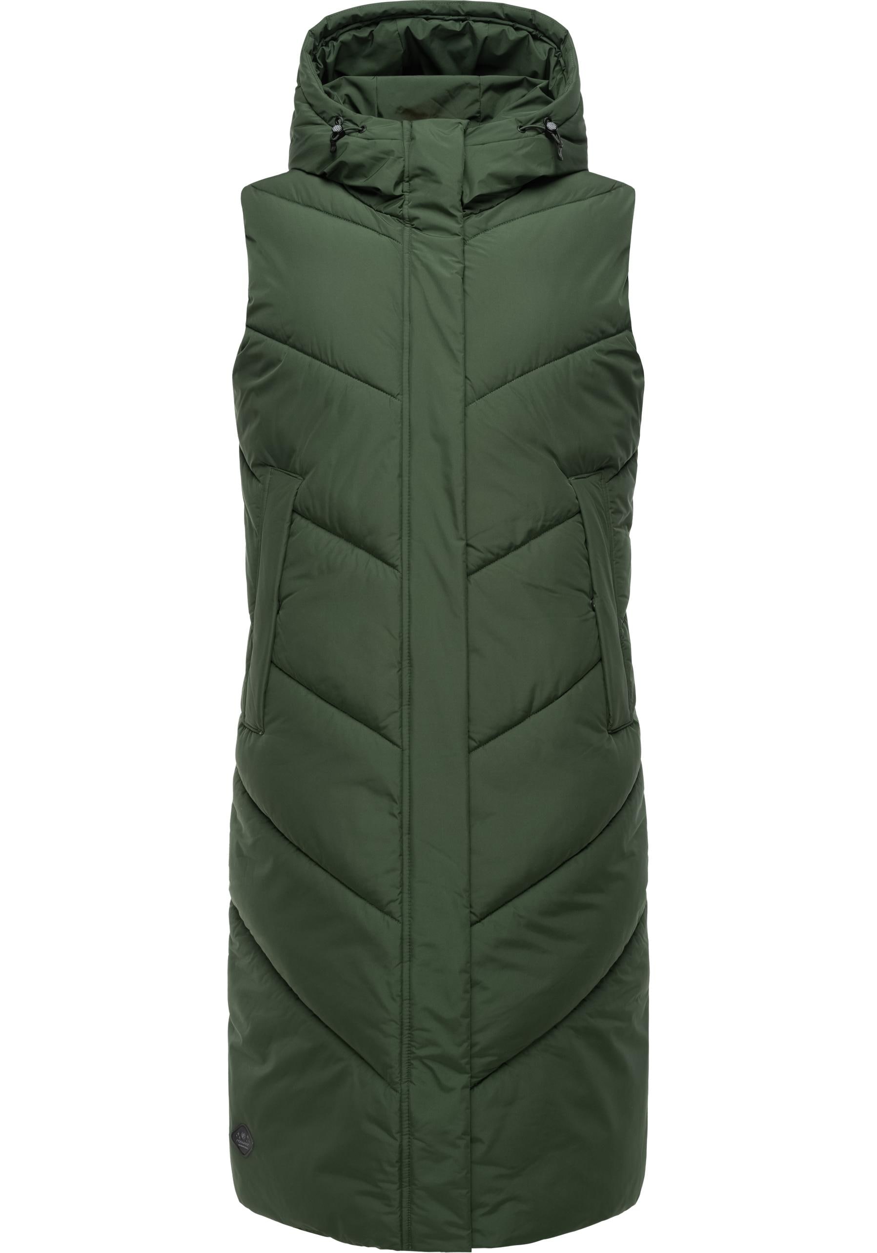 Ragwear Steppweste »Suminka Vest«, Stylische, lange Damen Winterweste für  bestellen | BAUR