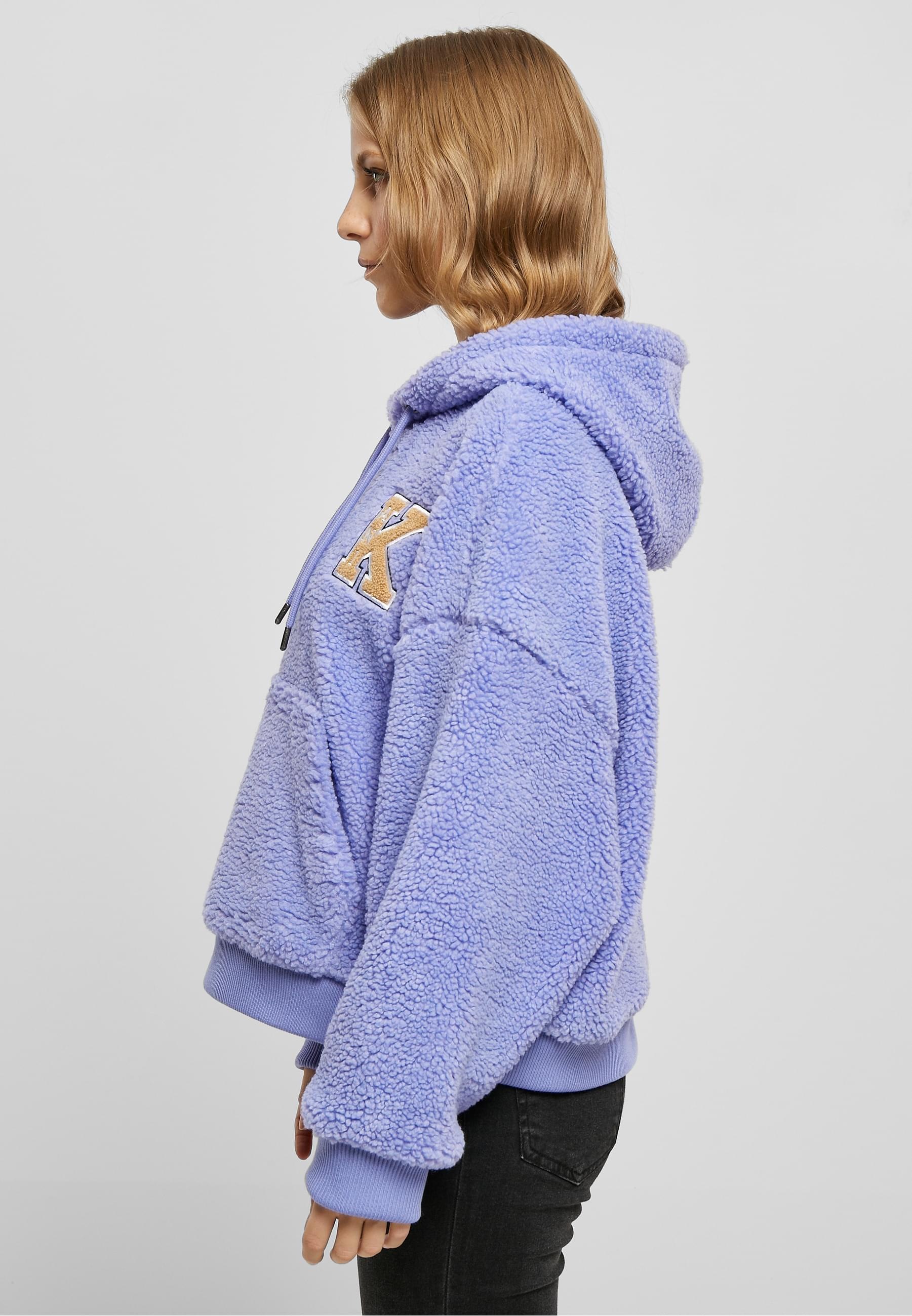 Karl Kani Kapuzenpullover »Karl Kani Damen KW224-030-2KK Retro Patch OS Teddy Hoodie«, (1 tlg.)