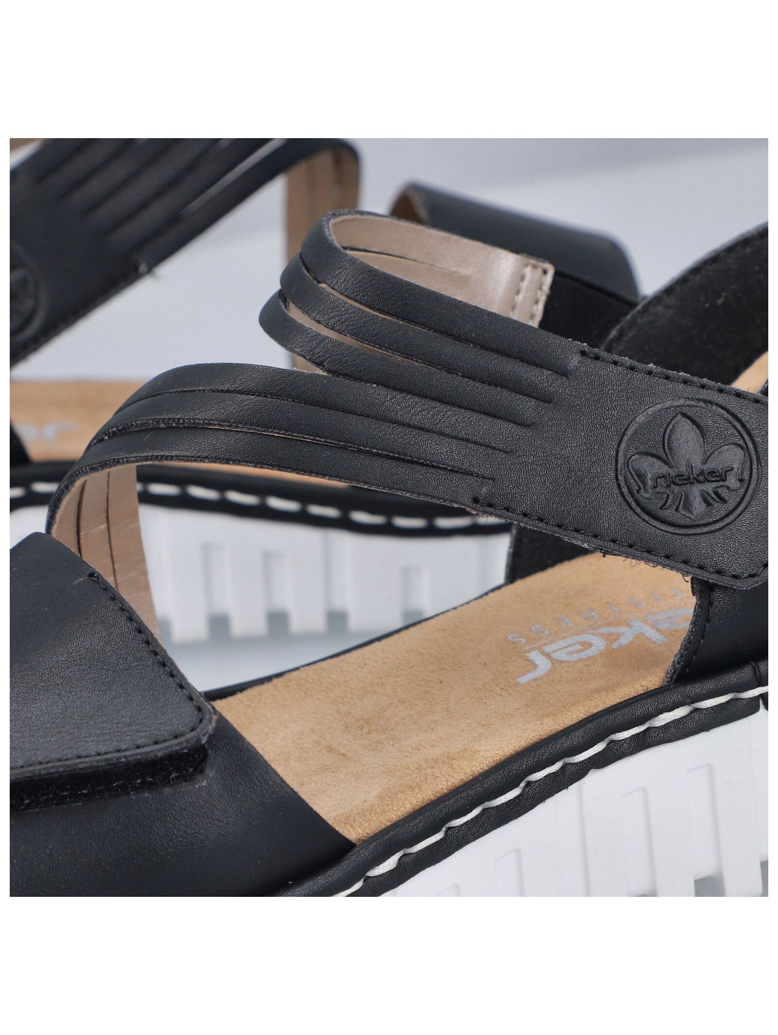 Rieker Keilsandalette »Rieker Sandalen Lederimitat«