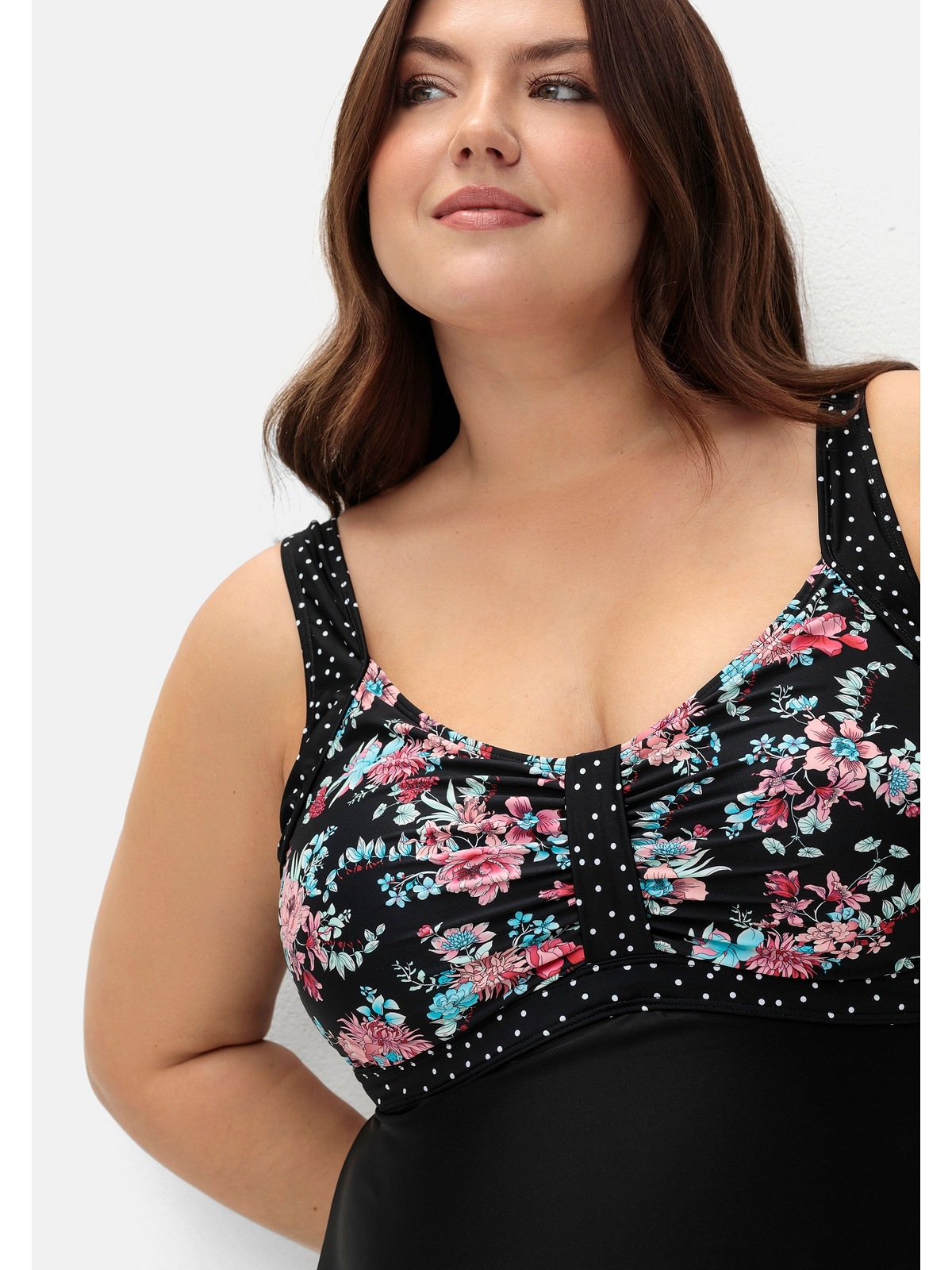 Thumbnail - Sheego Badekleid "Große Größen", im Mustermix, mit integrierter Hose