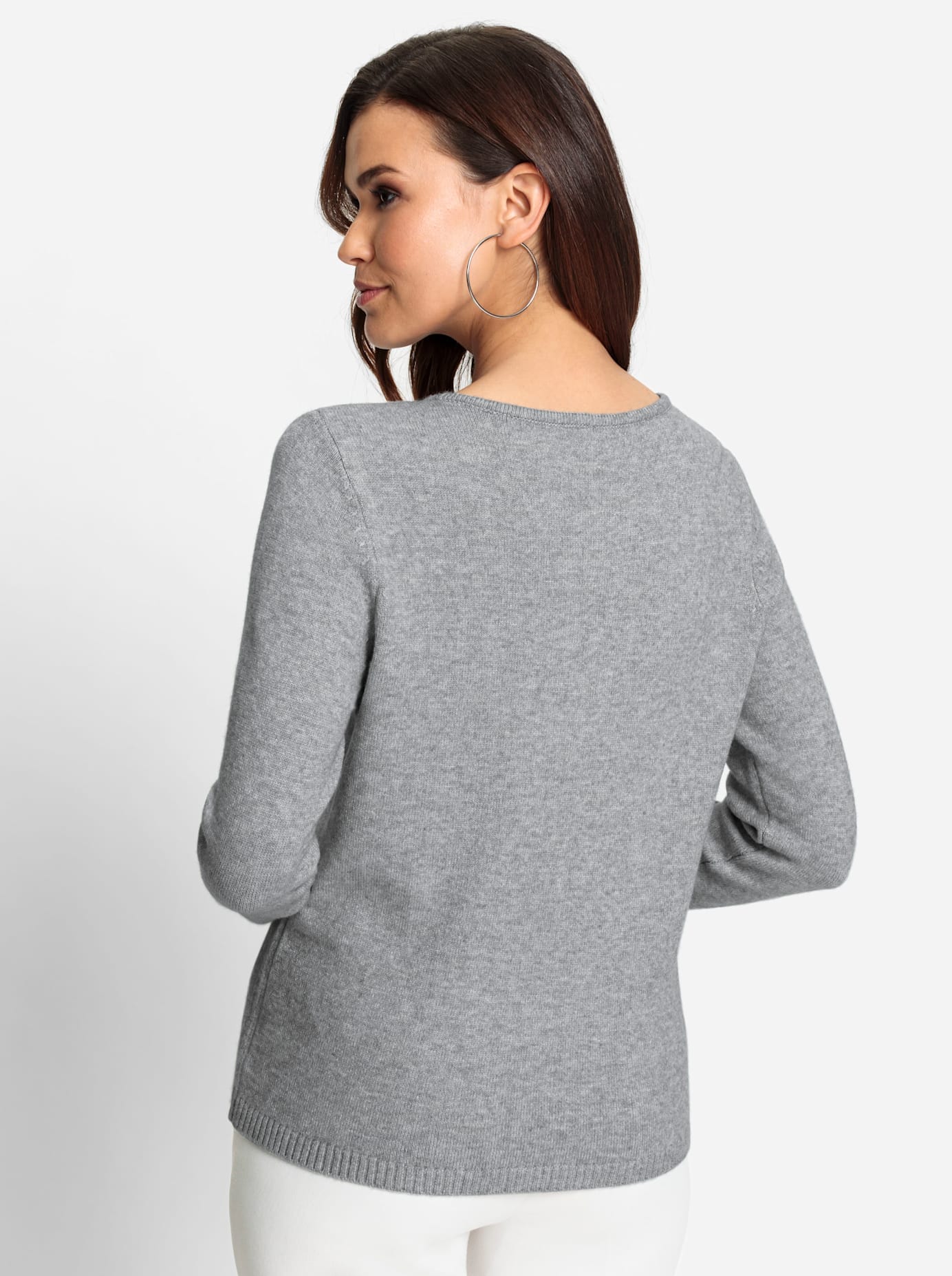 Lady Rundhalspullover »Pullover«