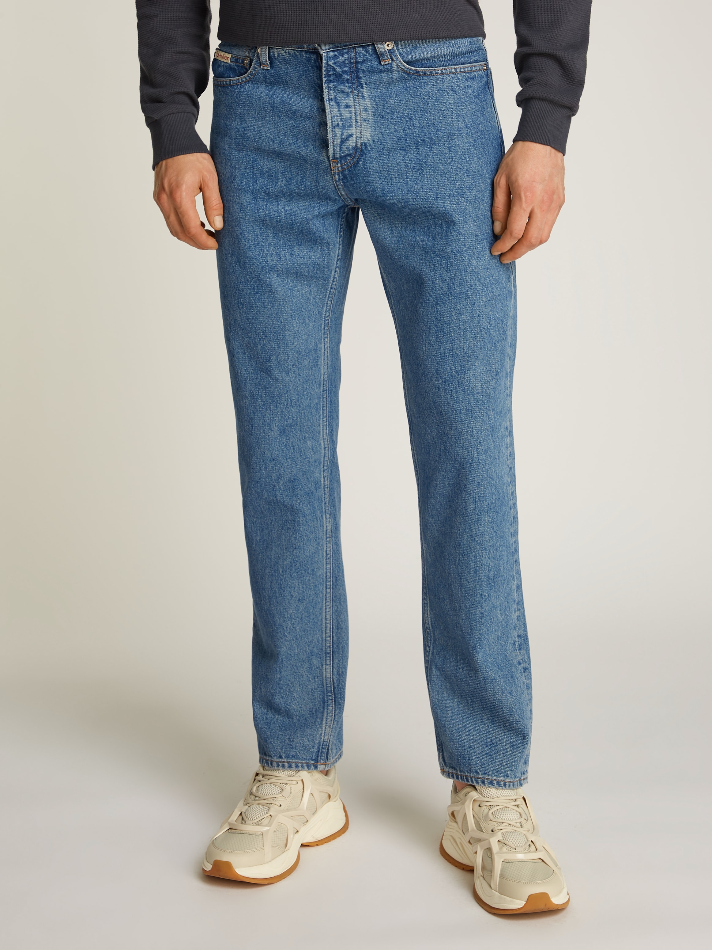 Straight-Jeans »STANDARD STRAIGHT«, Coinpocket, Logostickerei