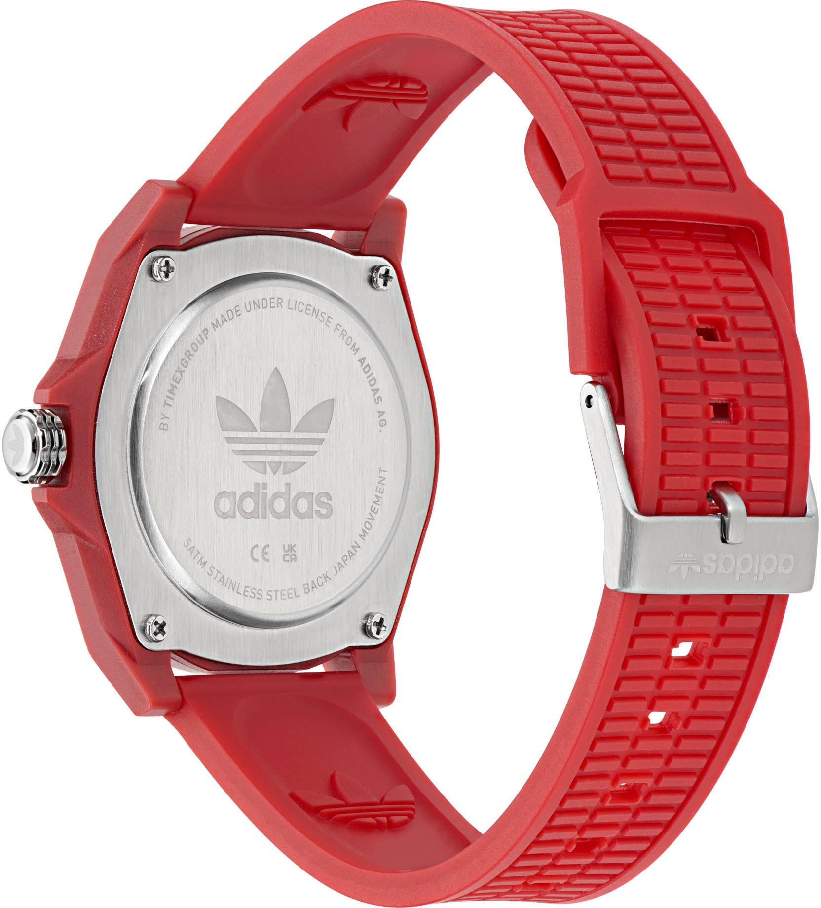 adidas Originals Quarzuhr »PROJECT FOUR«, Armbanduhr, Herrenuhr, Damenuhr, unisex, Resinarmband