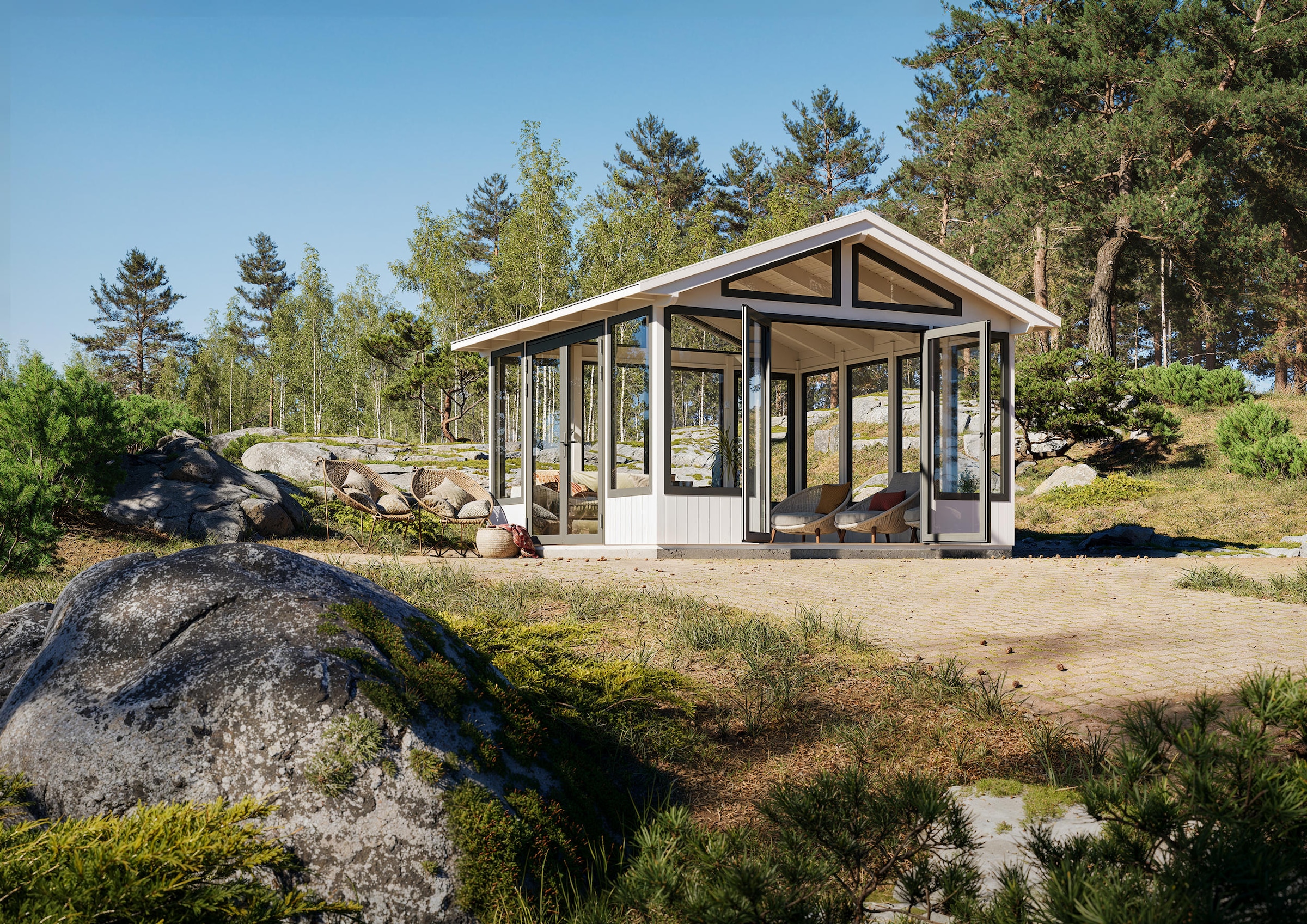 Palmako Holzpavillon »Isabella« BxTxH: 465x465x315 cm