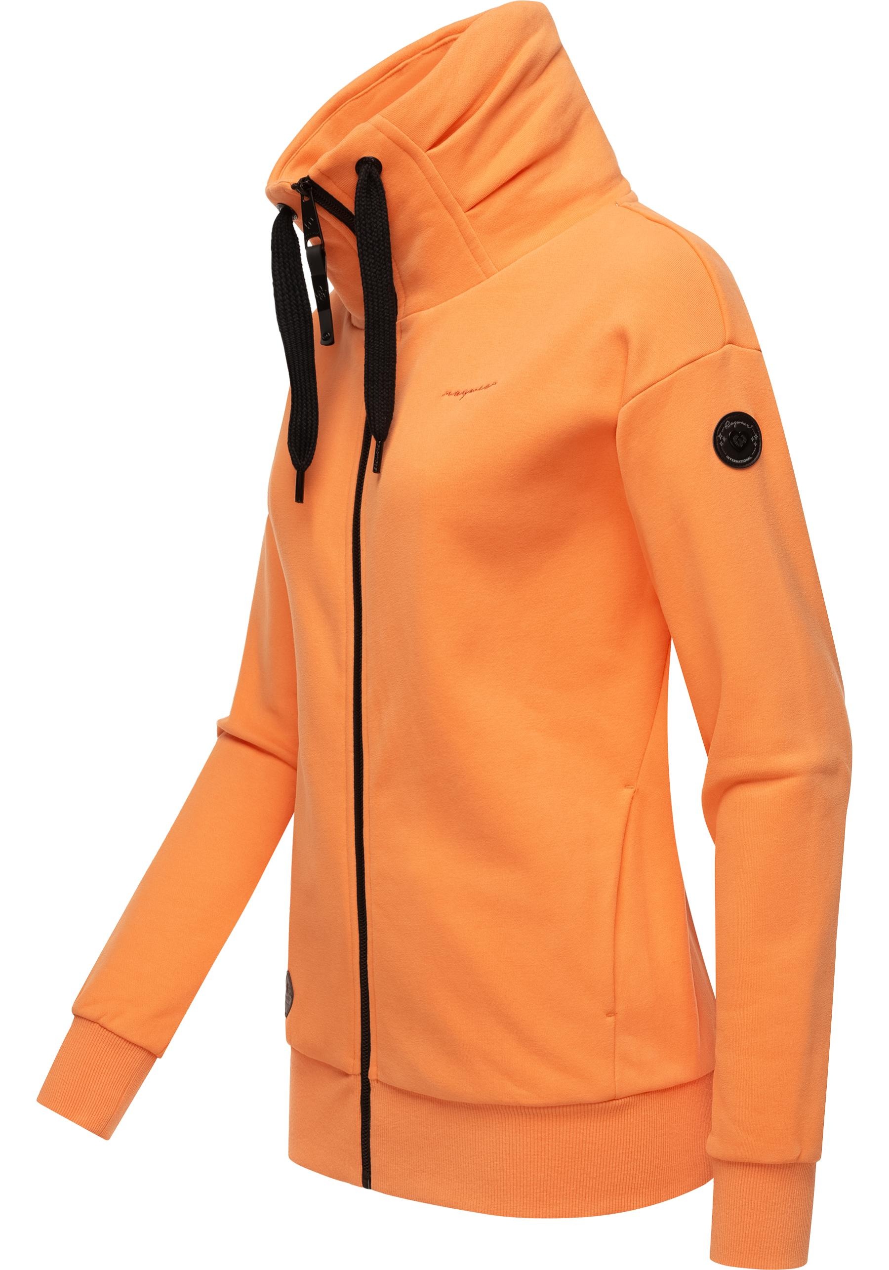 Ragwear Sweatjacke "Shocky", sportliche Damen Zip-Hoodie mit Kordeln günstig online kaufen