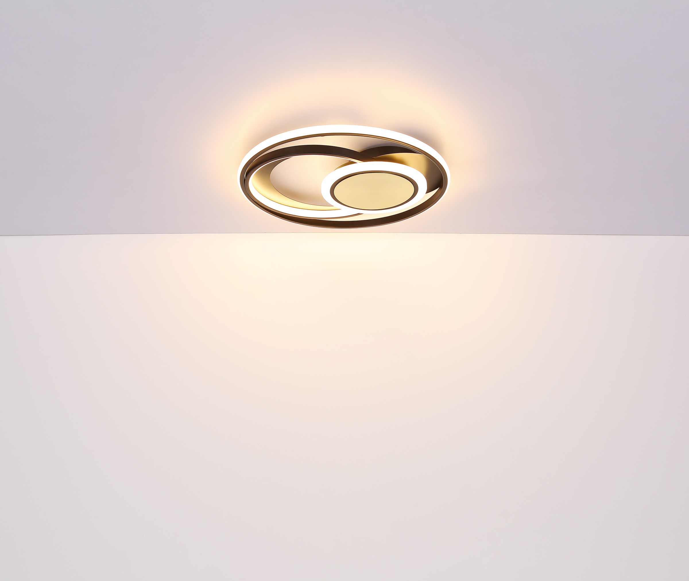 GLOBO LIGHTING Deckenleuchte »PIKARA« LED-Modul 1 Stk. Warmweiß Deckenlampe Wohnzimmer-Leuchte Schlafzimmer-Leuchte Flur Küche