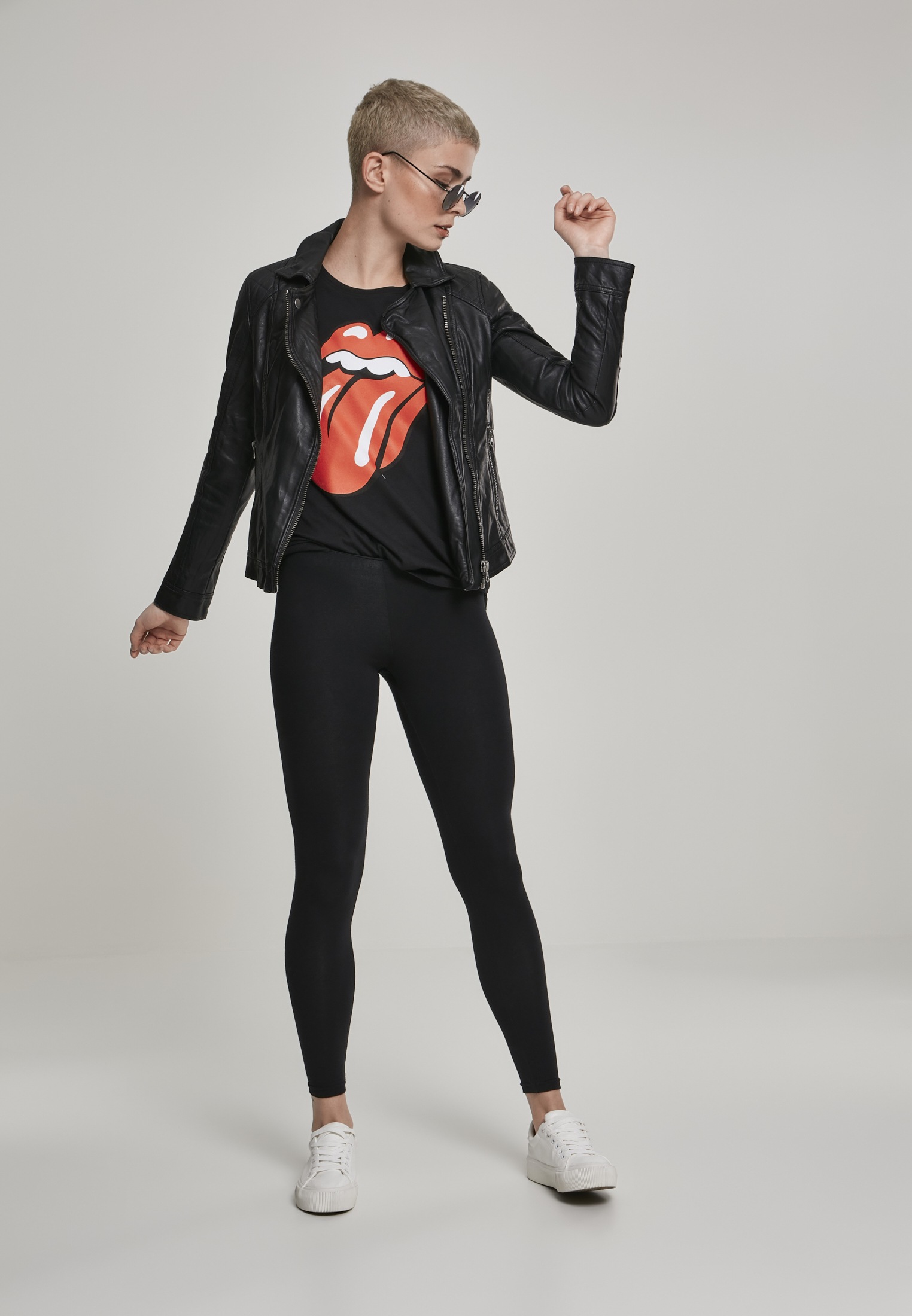 Merchcode Kurzarmshirt »Damen Ladies Rolling Stones Tongue Tee«, (1 tlg.)  kaufen | BAUR