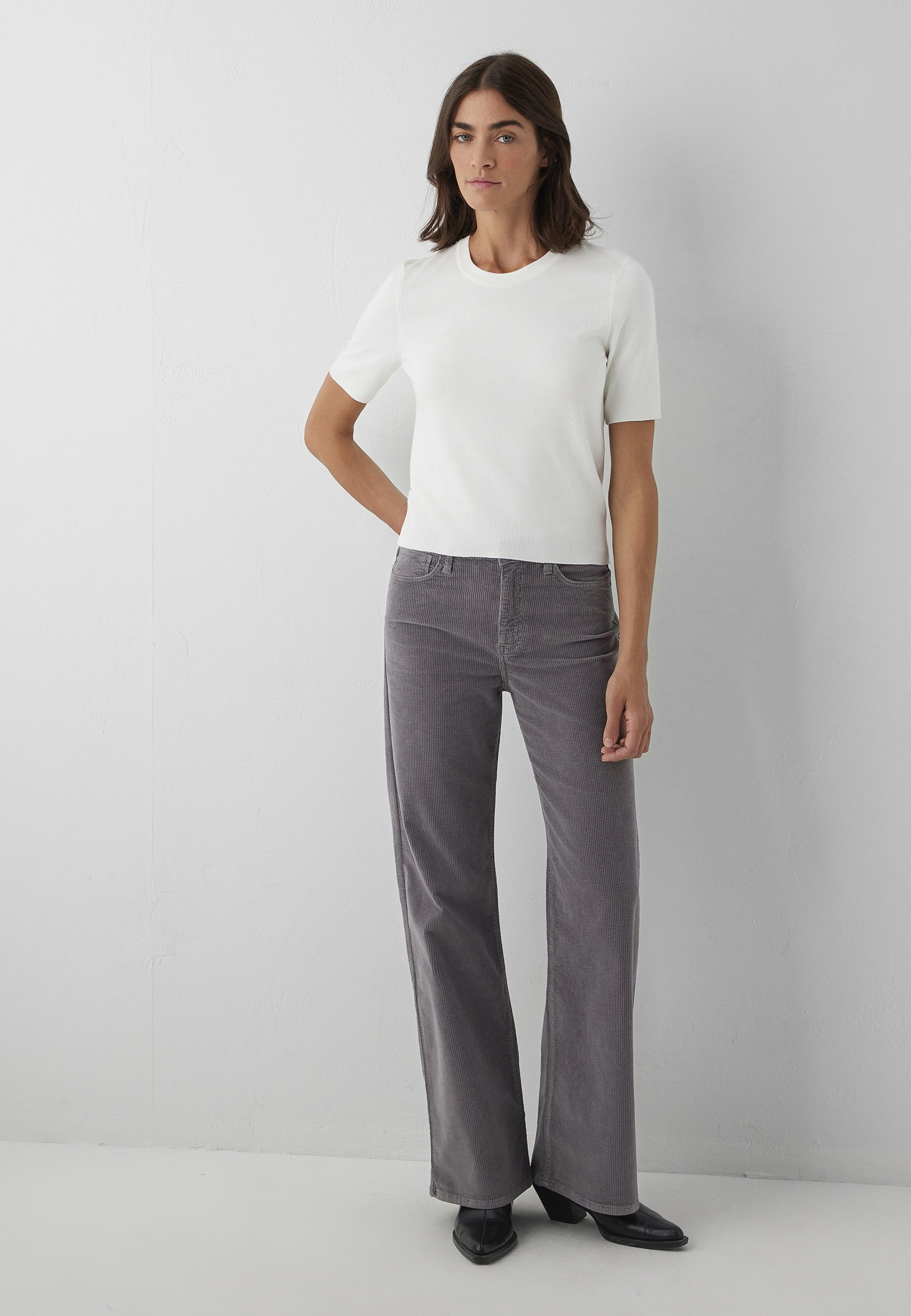 Mavi Rundhalspullover »SHORT SLEEVE TRICOT« Pullover Kurzarm